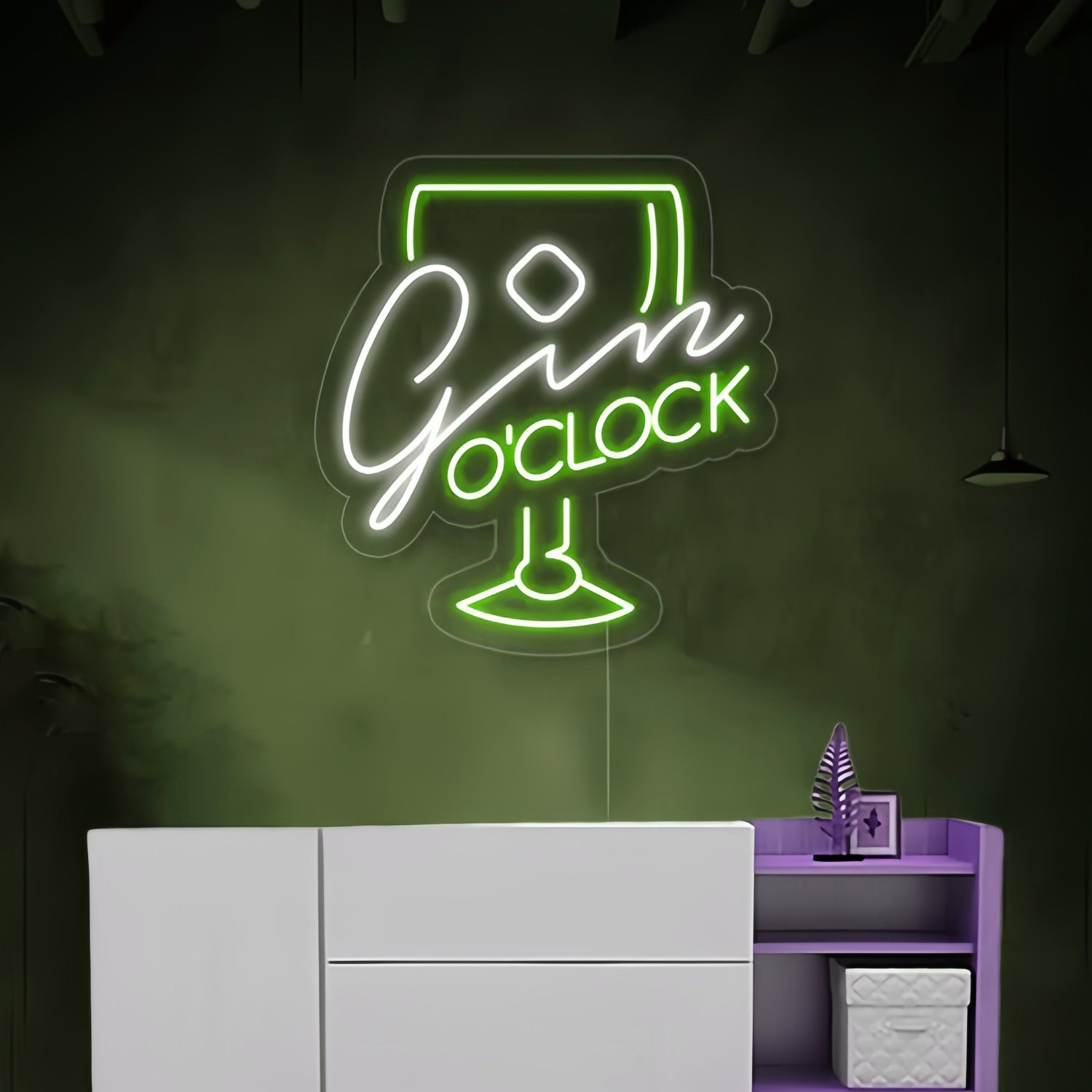 Elegant Wine Glass Neon Light | Shineneon