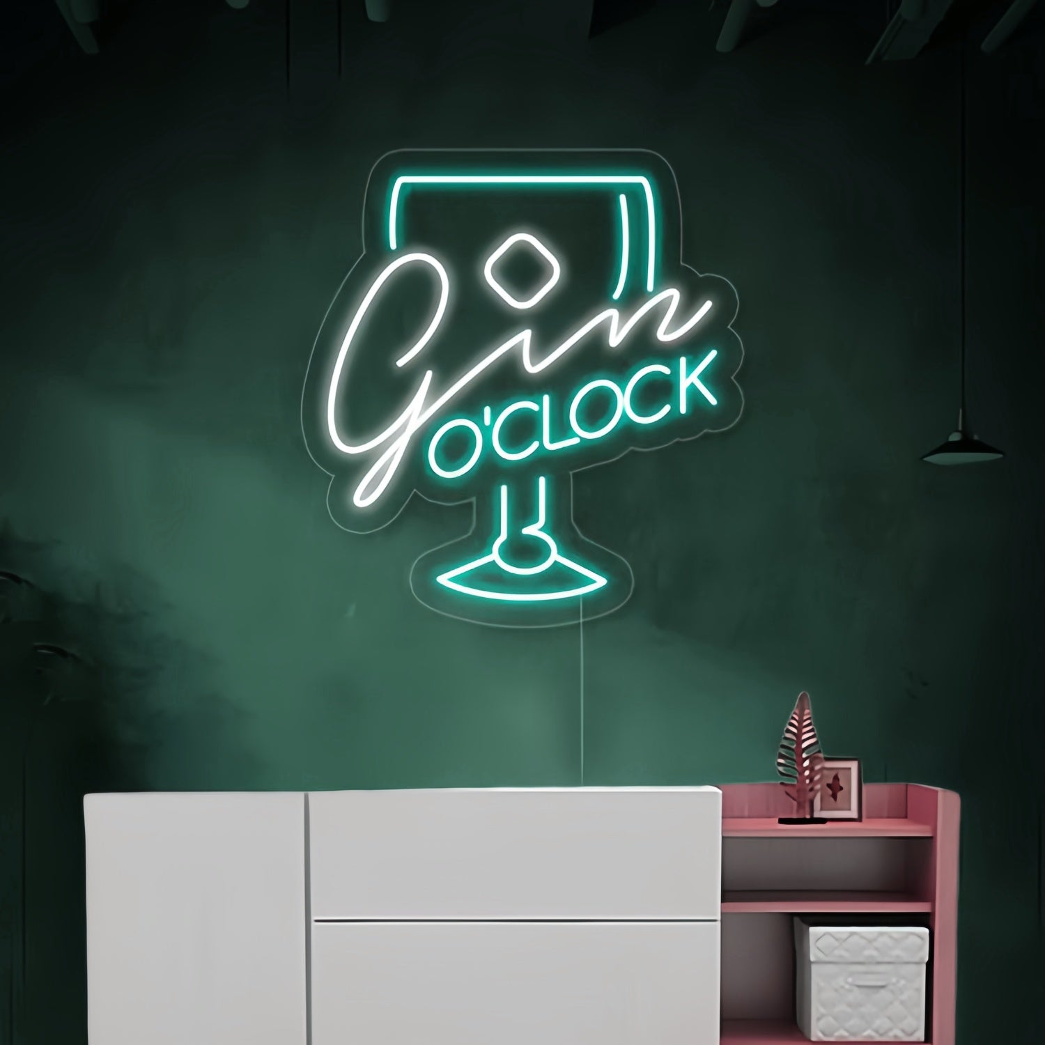 Elegant Wine Glass Neon Light | Shineneon