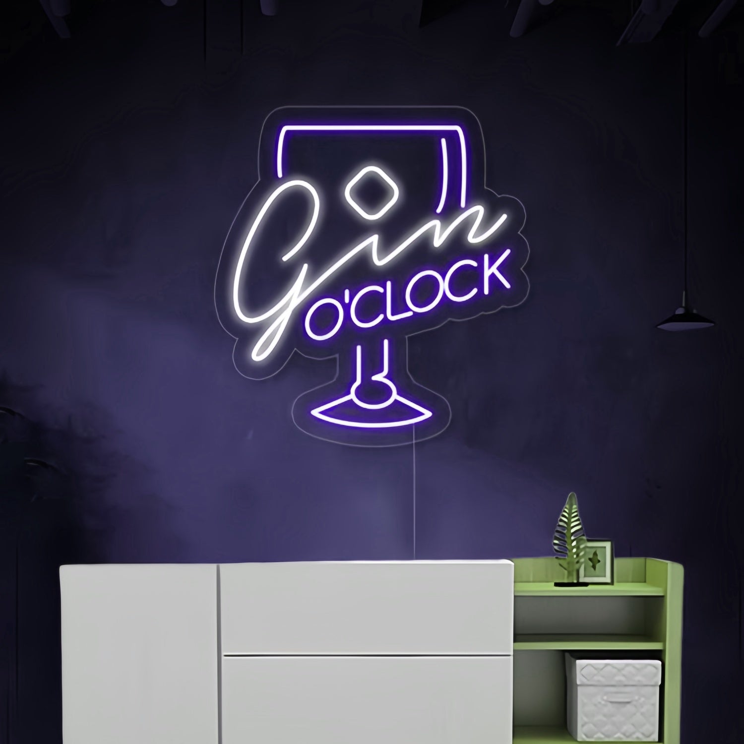 Elegant Wine Glass Neon Light | Shineneon