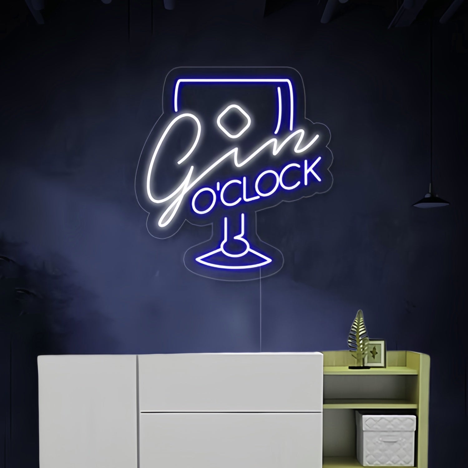 Elegant Wine Glass Neon Light | Shineneon