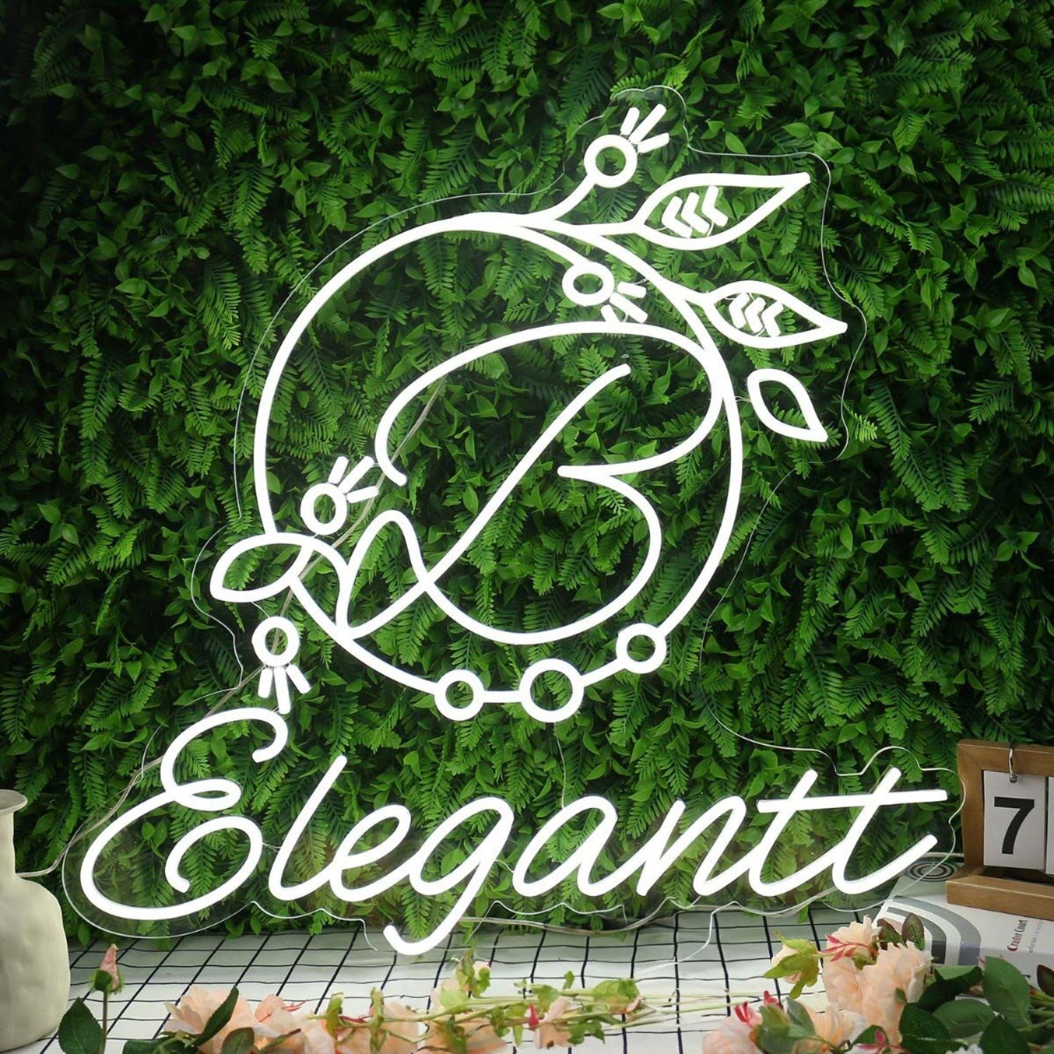 Elegantt White Custom Led Neon Sign - Shineneon