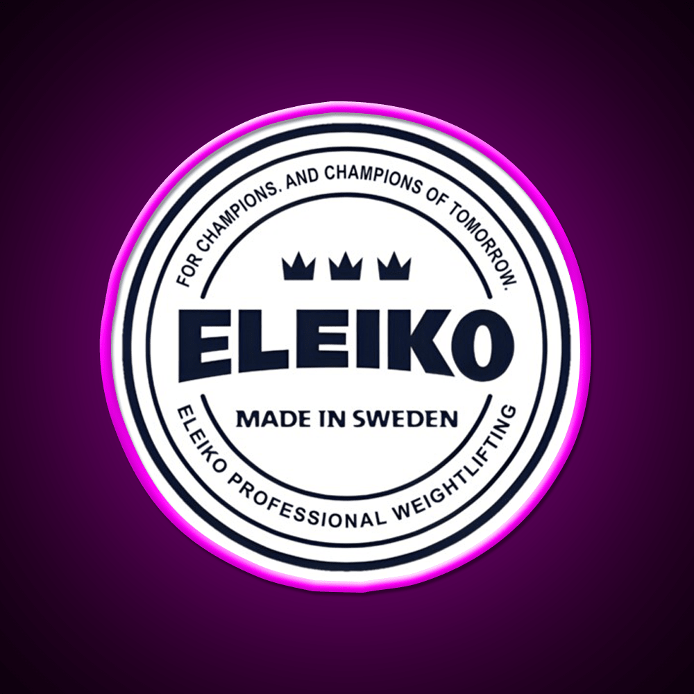 Eleiko Gym Fitness Led Neon Sign Rgb Color - Shineneon