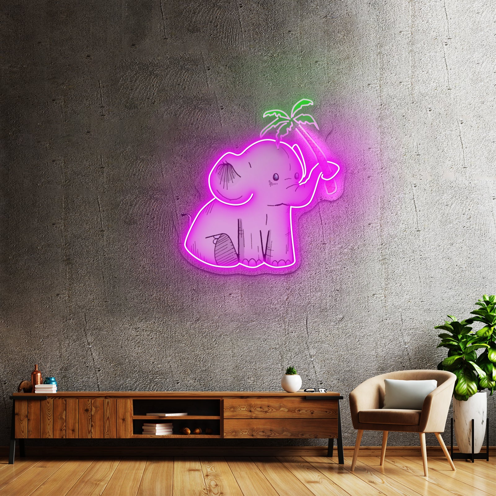 Elvis Costello Pop Artwork Custom Neon Led Sign - LED neon sign view 11