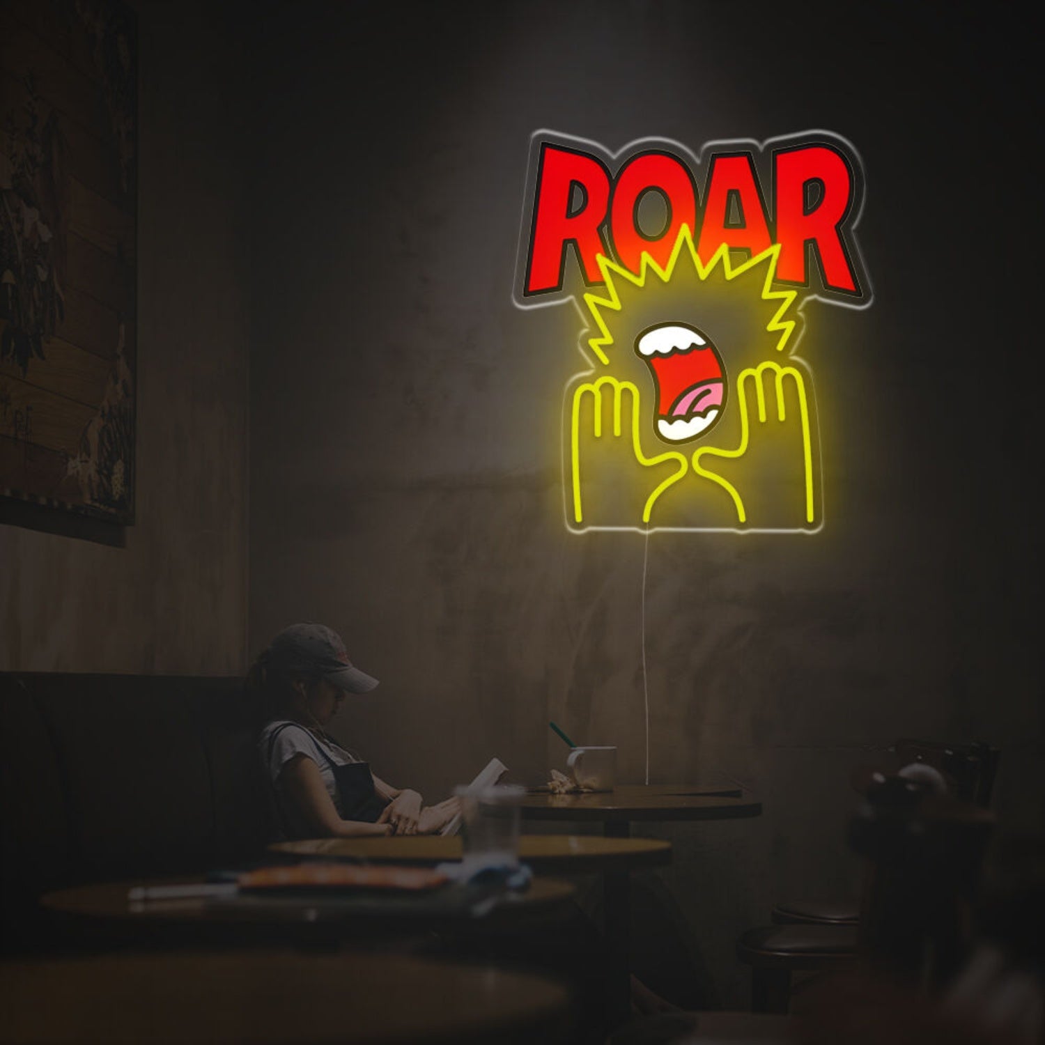 Elevate Your Spaces Roar Led Neon Acrylic Artwork | Shineneon