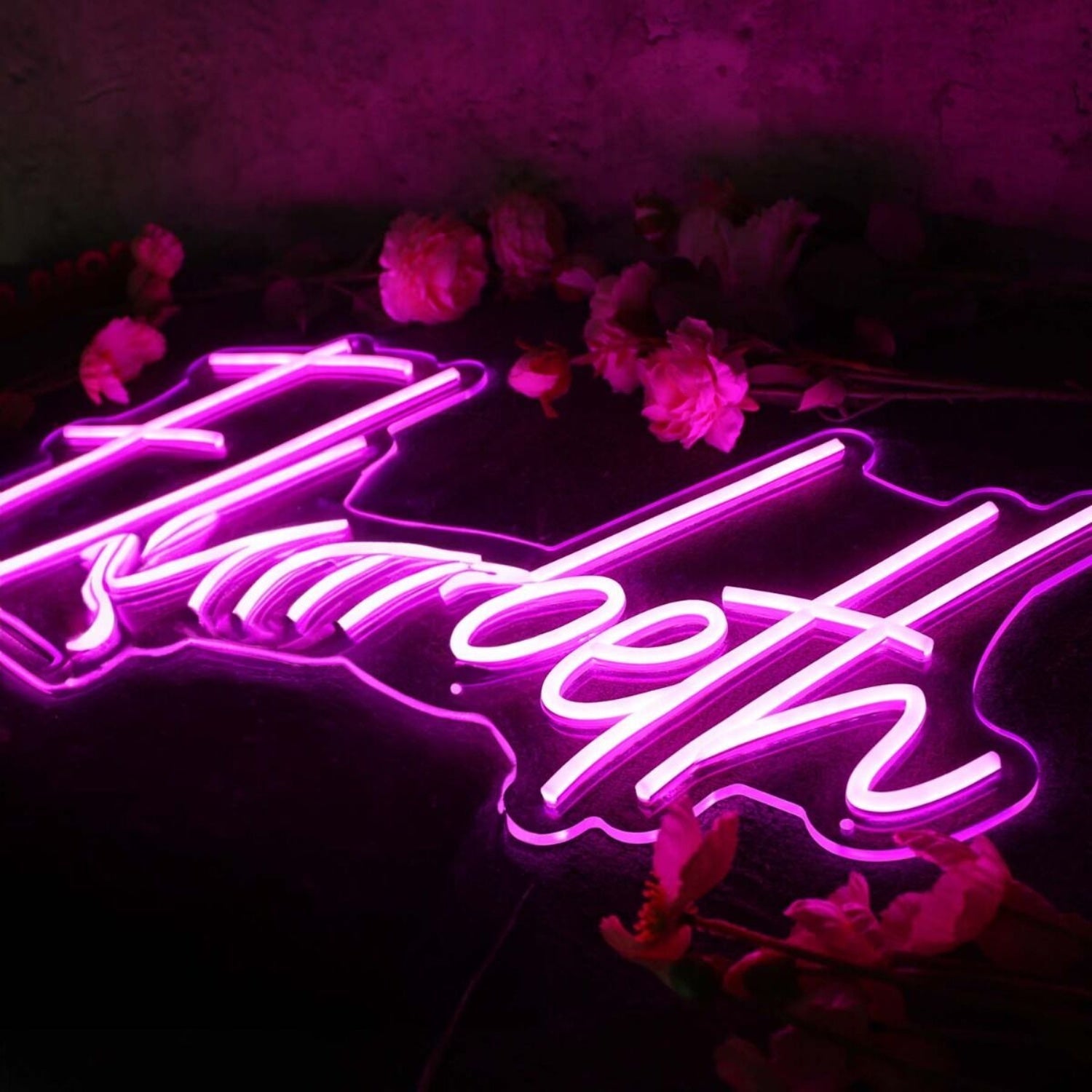 Elizabeth Purple Led Neon Sign - Shineneon