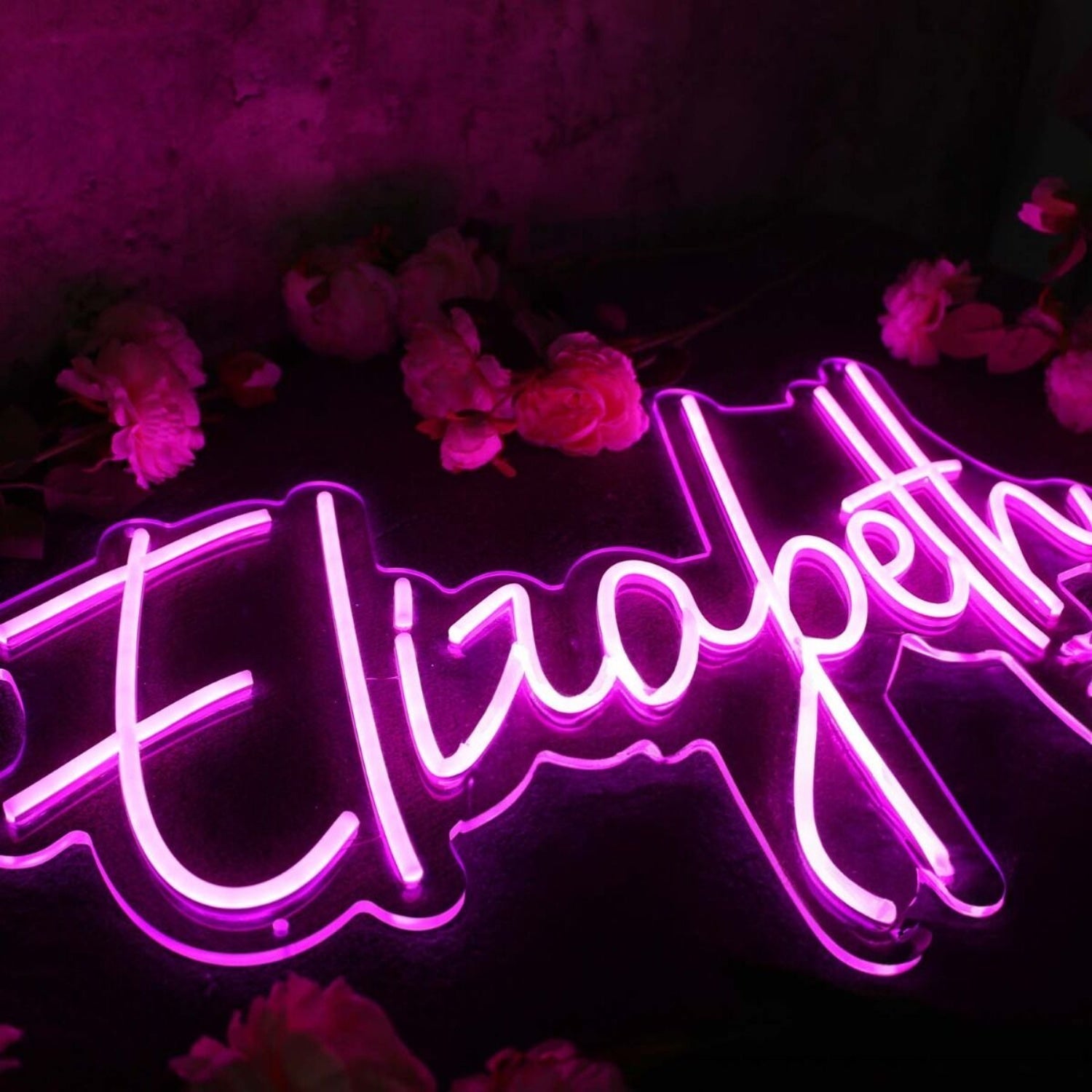 Elizabeth Purple Led Neon Sign - Shineneon