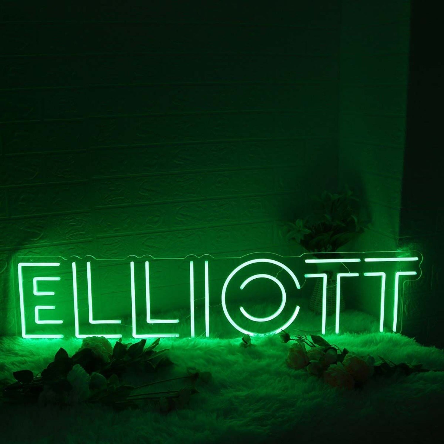 Elliott Green Led Neon Sign | Shineneon