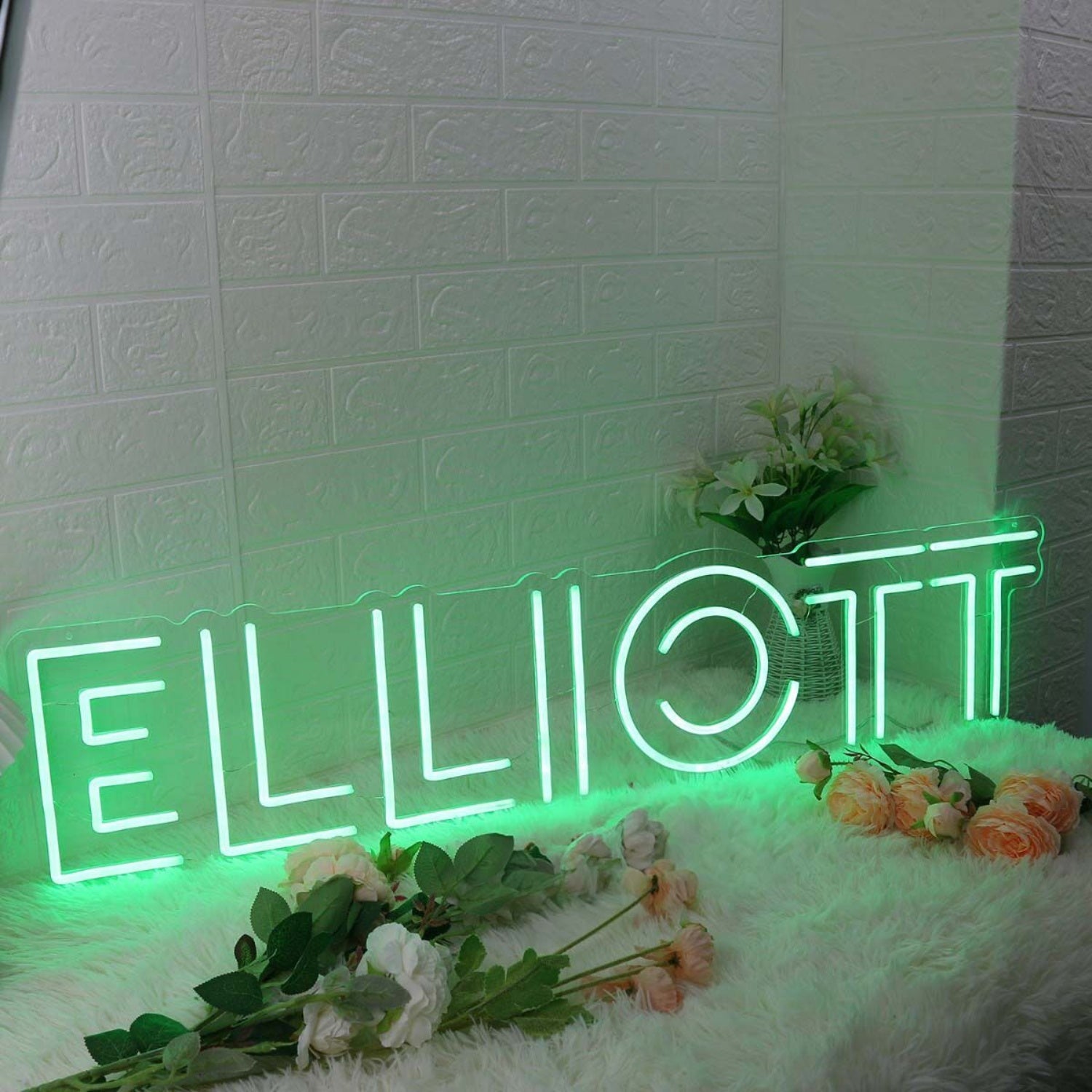 Elliott Green Led Neon Sign | Shineneon