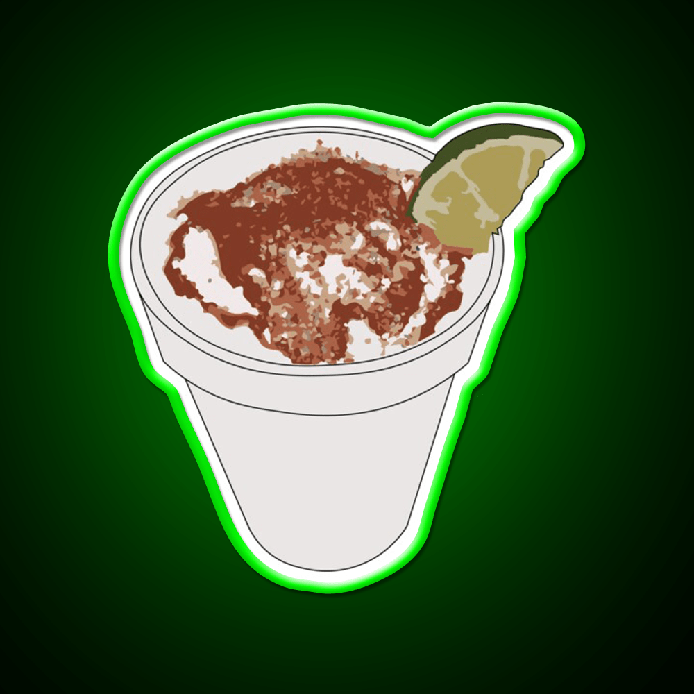 Elote En Vaso Snack Food Led Neon Sign Rgb Color - Shineneon