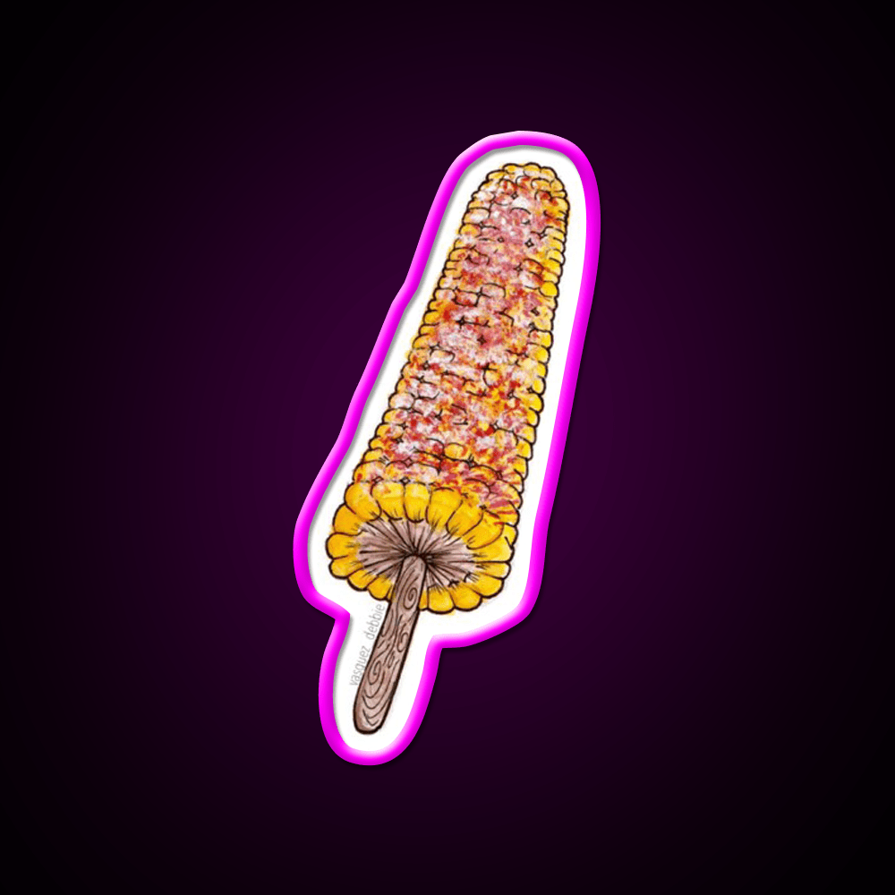 Elote Snack Food Led Neon Sign For Snack Room Rgb Color - Shineneon