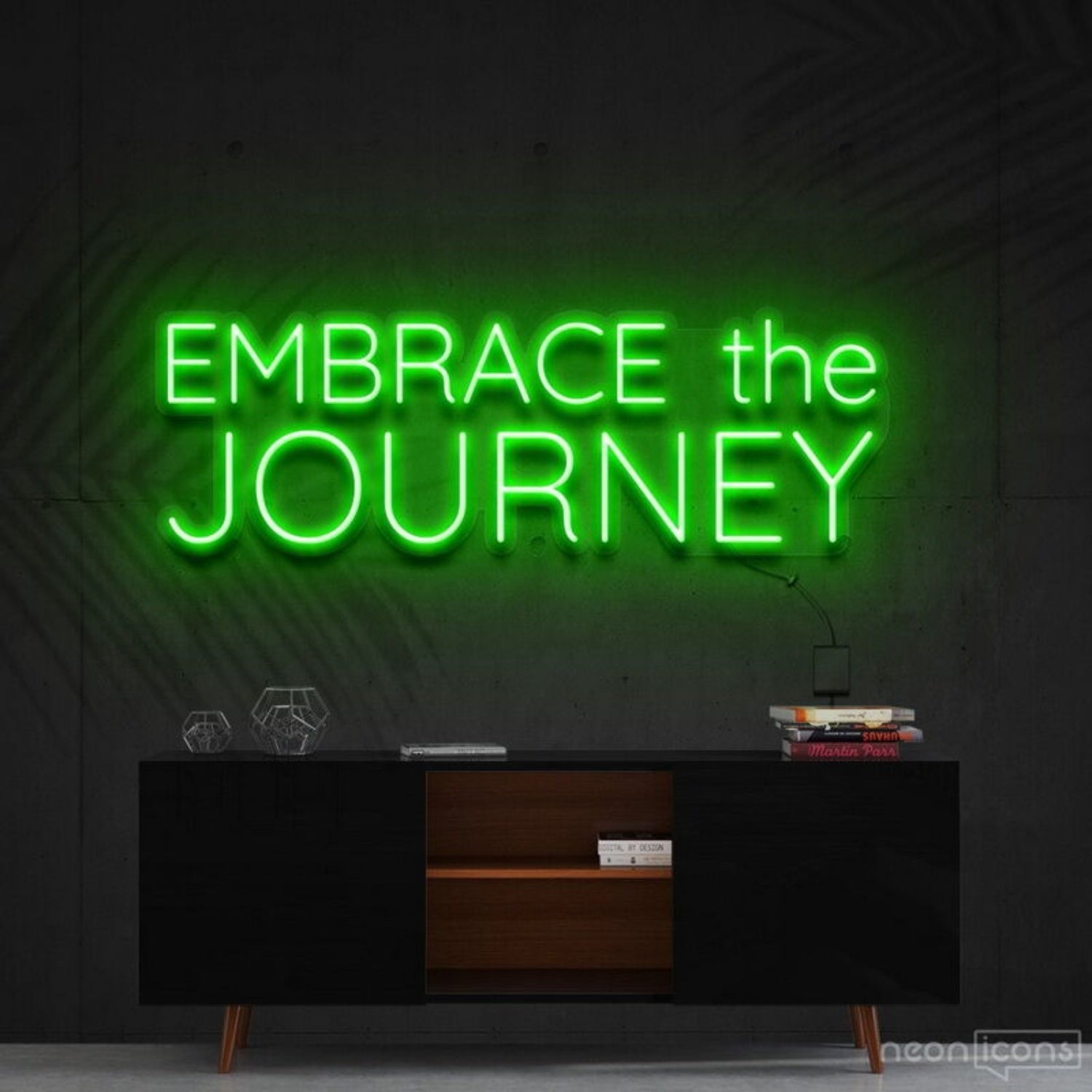 Embrace The Journey Led Neon Sign Finspirational And Travel Decor - Shineneon