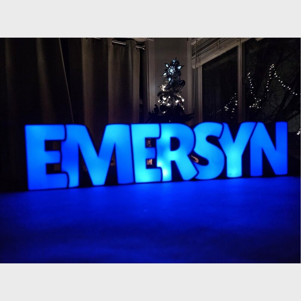 Emersyn 3D Frontlit And Backlit Channel Letter Led Light Sign - Shineneon