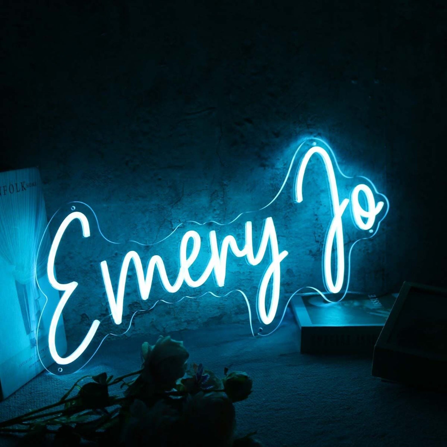 Emery Jo Blue Led Neon Sign | Shineneon
