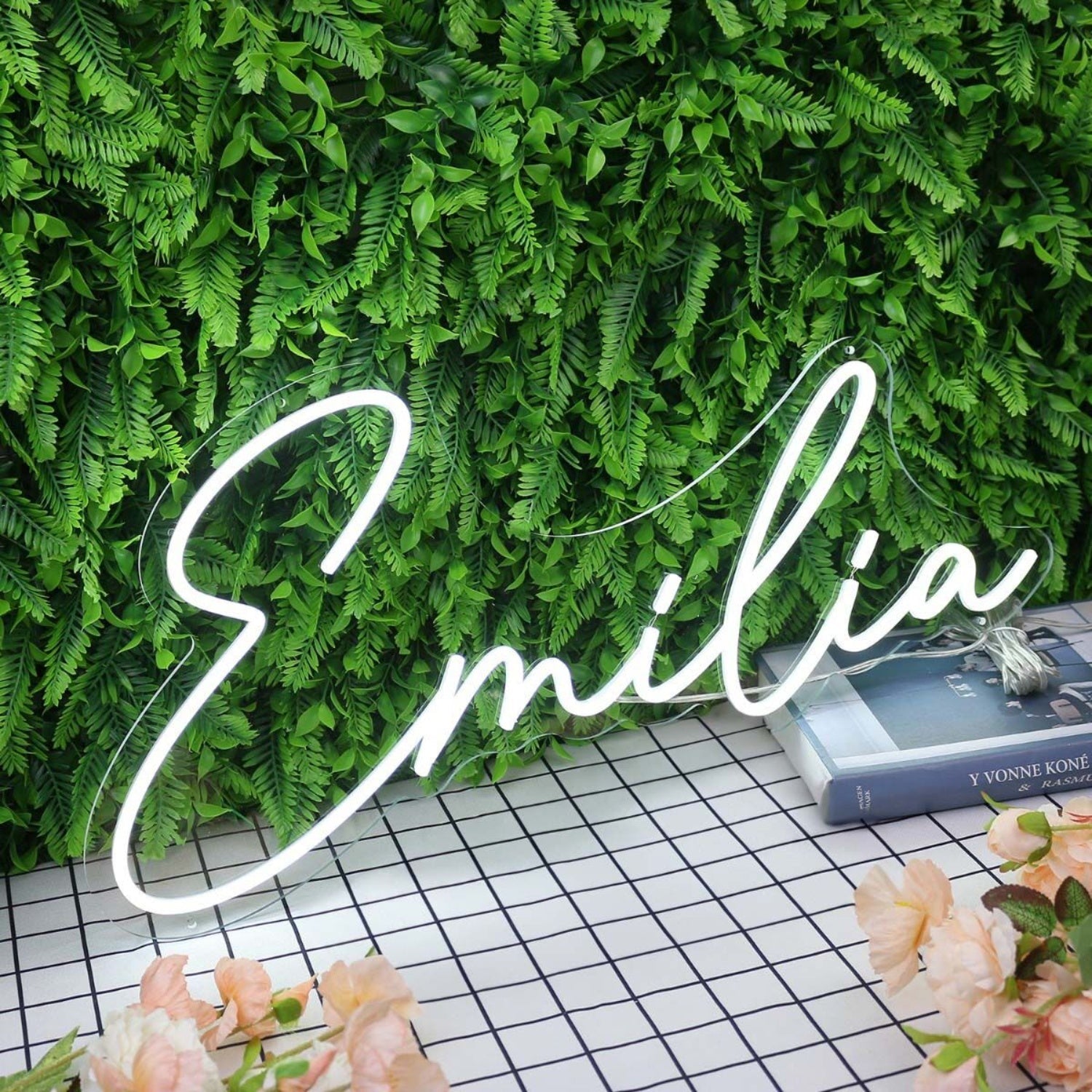 Emilia Name White Led Neon Sign - Shineneon
