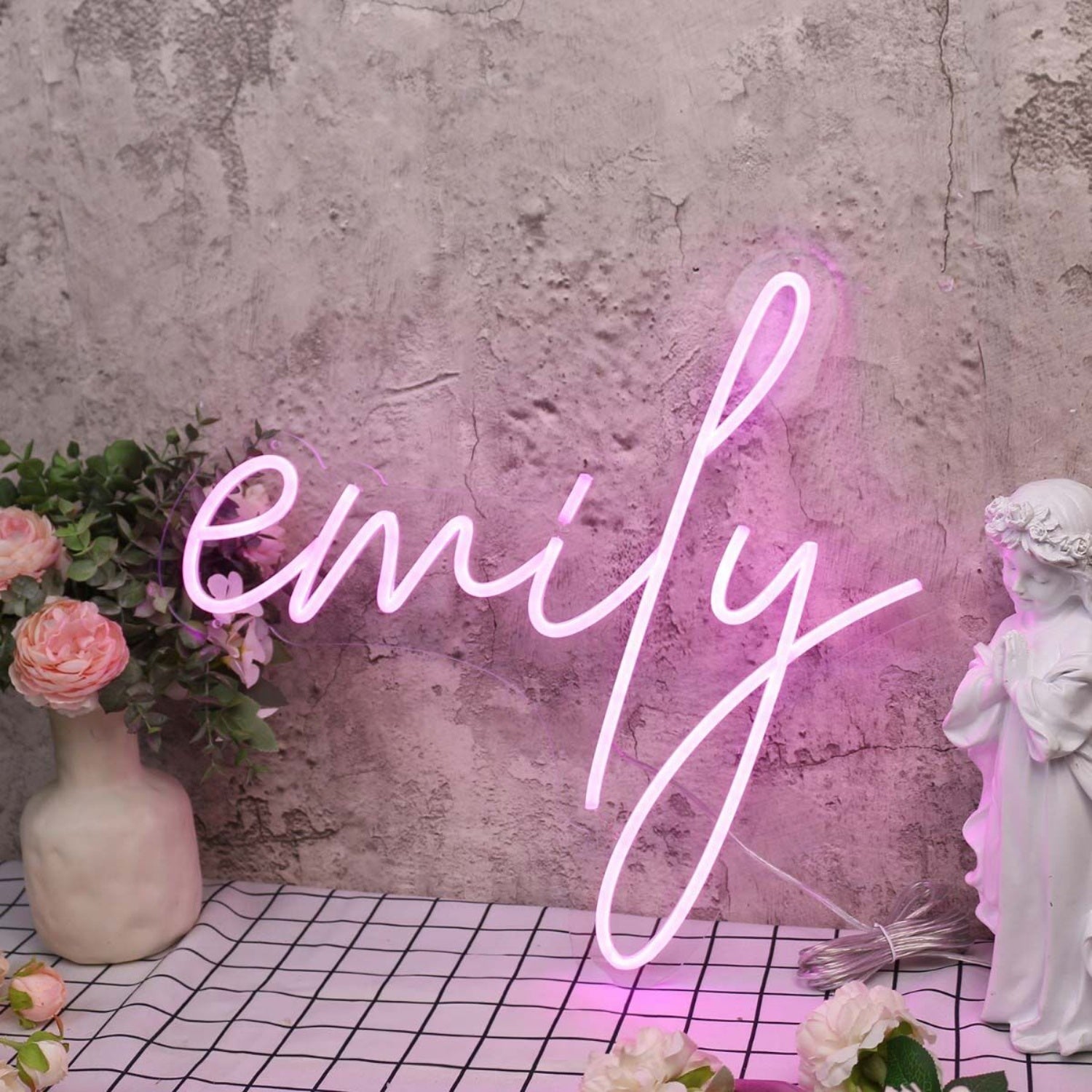 Emily Pink Led Neon Sign Wall Art | Shineneon