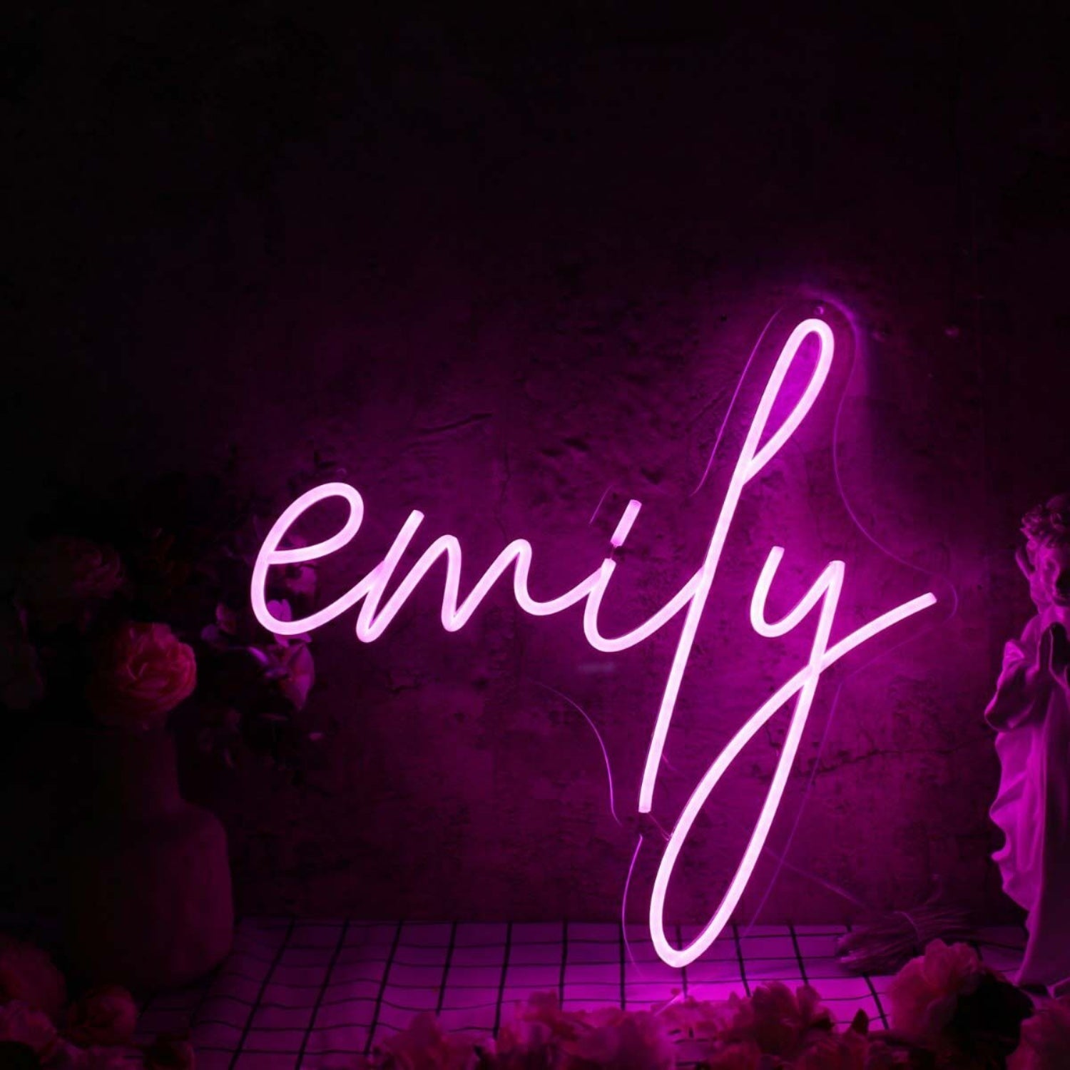 Emily Pink Led Neon Sign Wall Art - Shineneon
