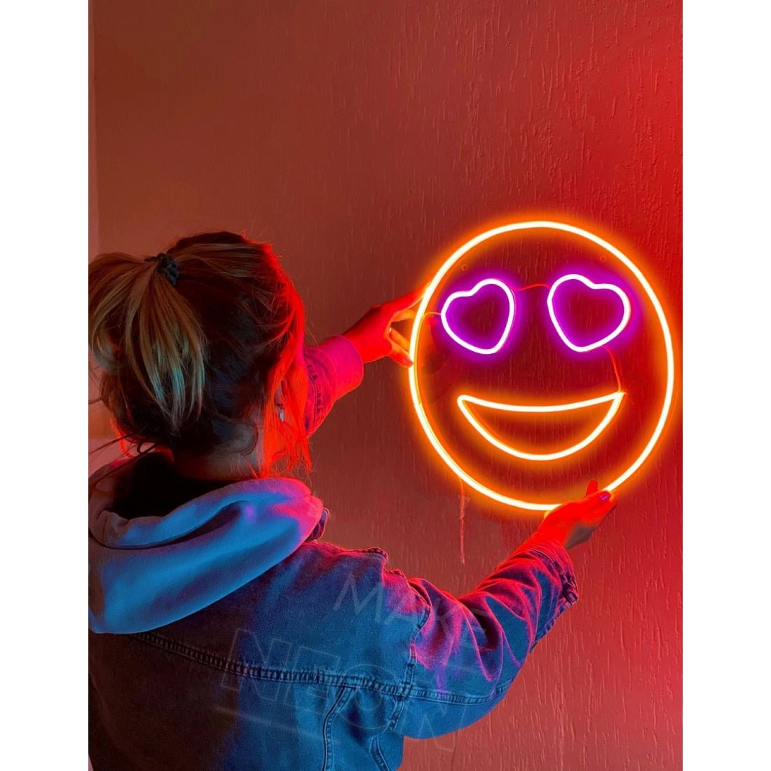 Emoji Smile Led Sign Business Neon Sign - Shineneon
