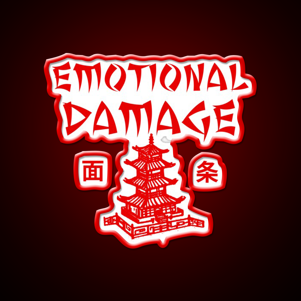 Emotional Damage Led Neon Sign Chinese Food Rgb Color