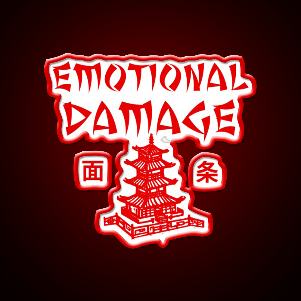 Emotional Damage Led Neon Sign Chinese Food Rgb Color - Shineneon