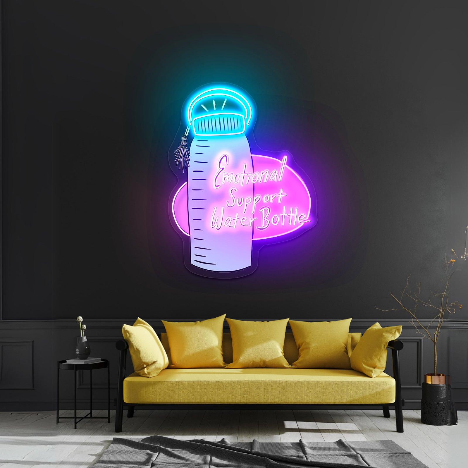 Enjoy Yourself Its Later Than You Think Artwork Custom Neon Led Sign