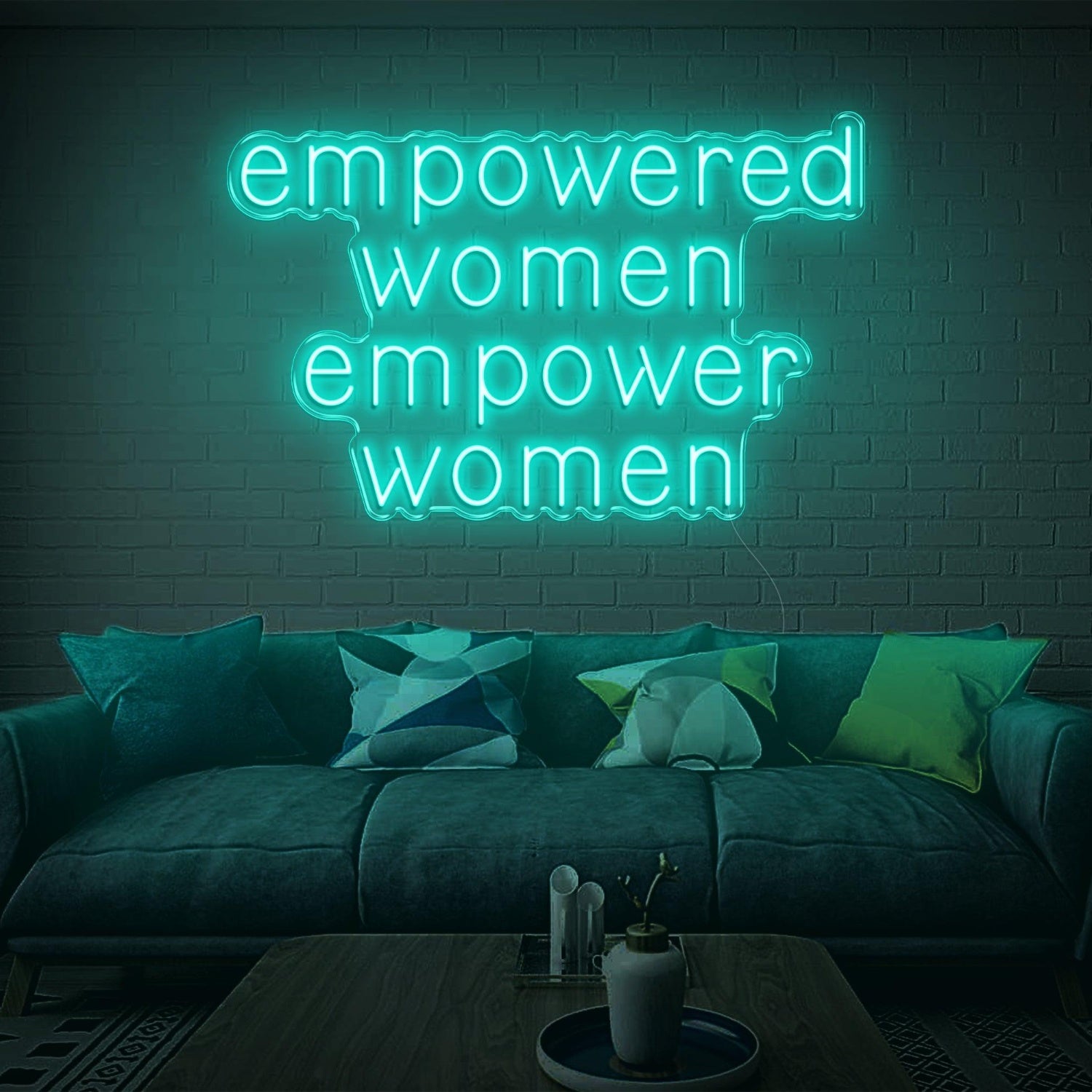 Empowered Women Warm Glow Led Neon Sign Modern Home Decor | Shineneon