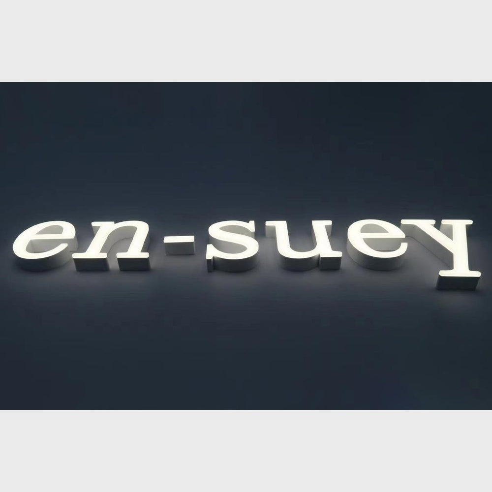 En Suey 3D Frontlit Channel Letters Led Light Sign