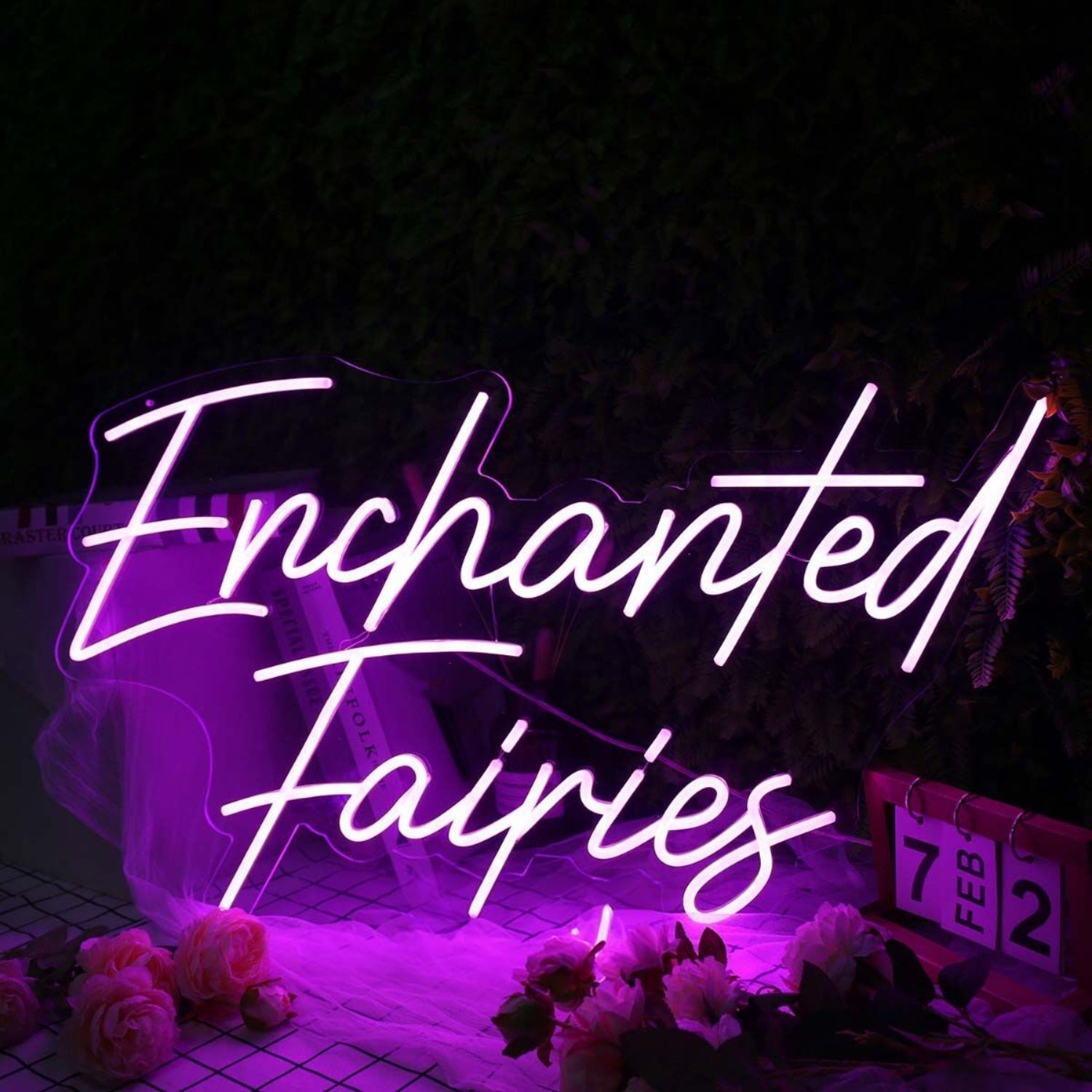 Enchanted Fairies Pink Led Neon Sign - Shineneon