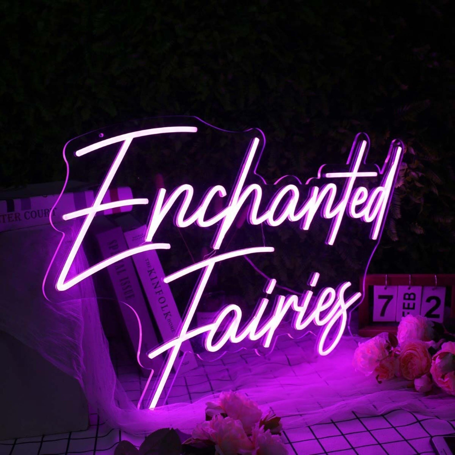 Enchanted Fairies Pink Led Neon Sign - Shineneon