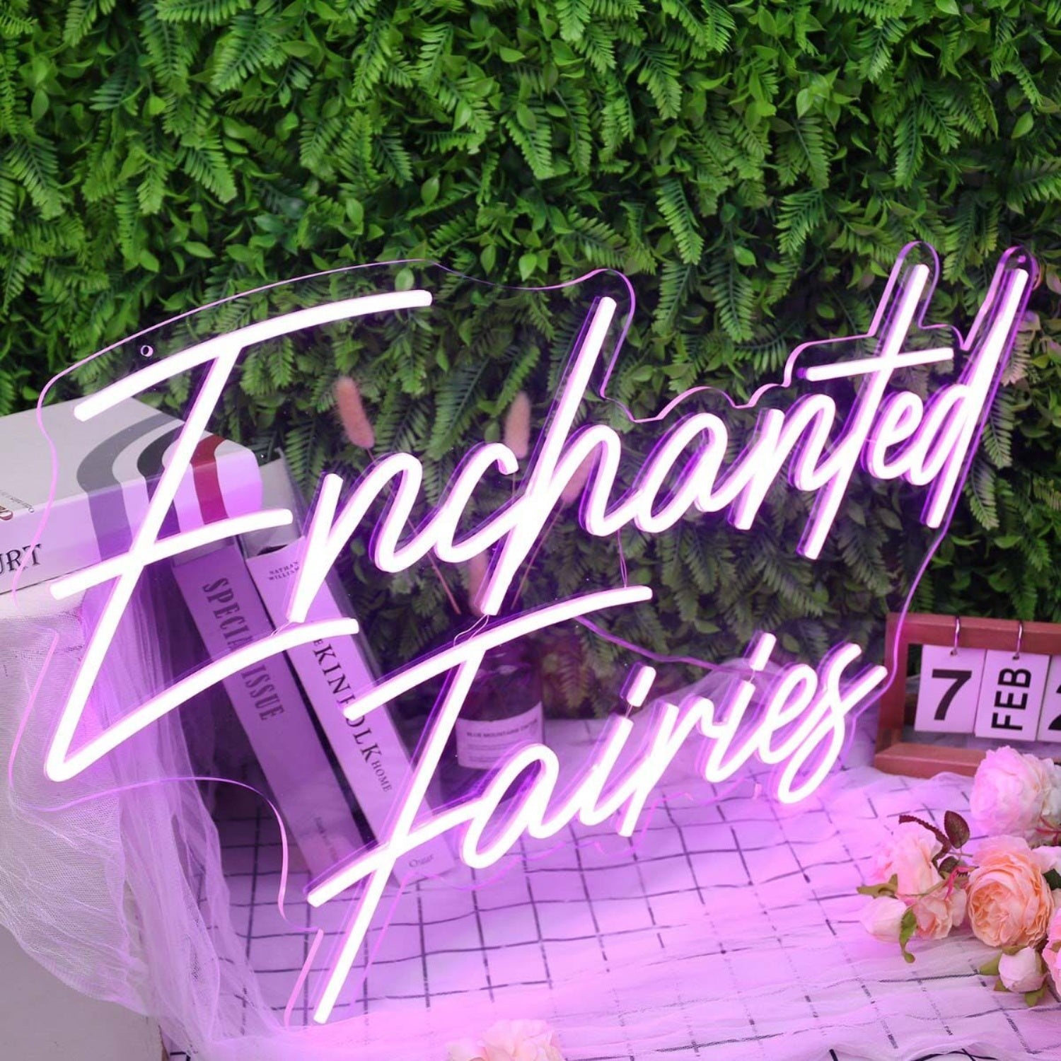 Enchanted Fairies Pink Led Neon Sign - Shineneon