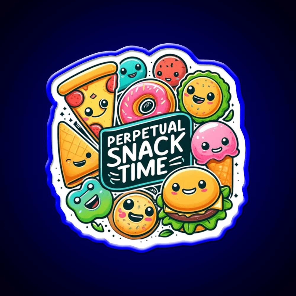 Endless Snack Time Fun Snack Food Led Neon Sign Rgb Color - Shineneon