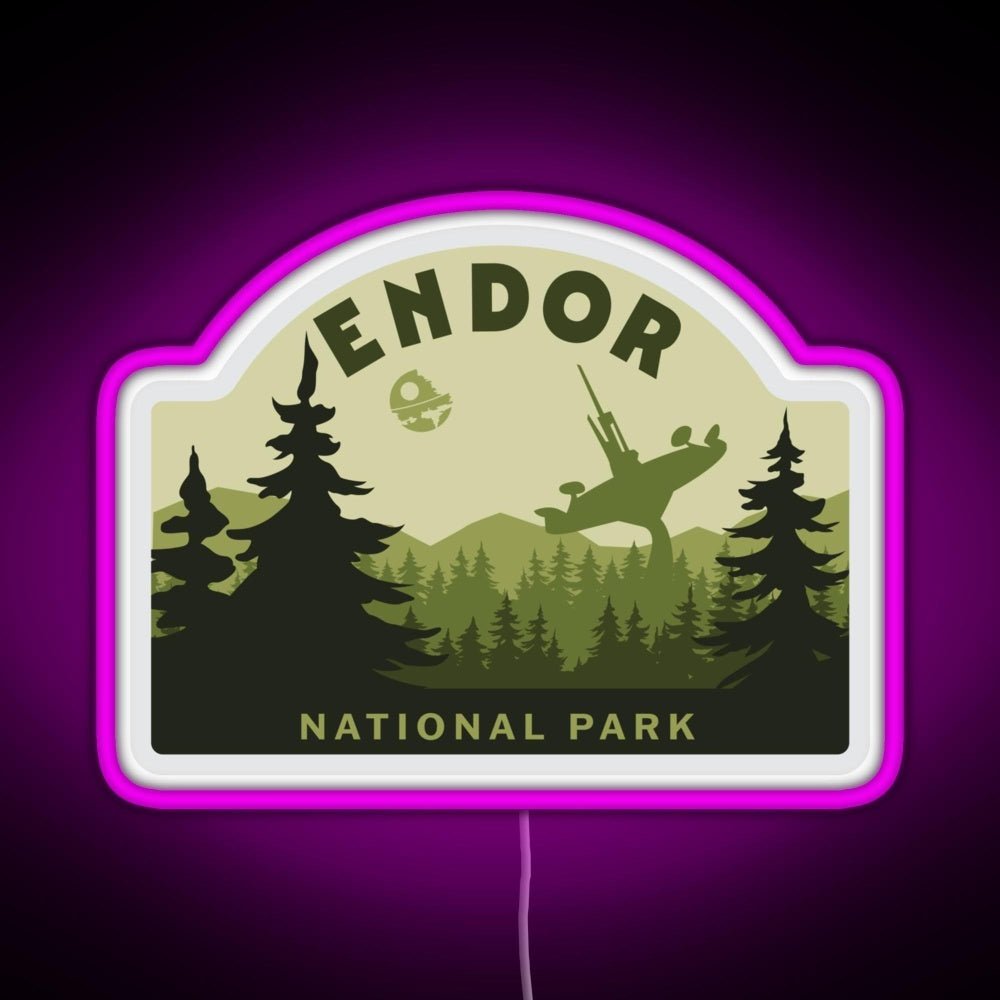 Endor National Park Rgb Led Neon Sign Pop Wall Art - Shineneon