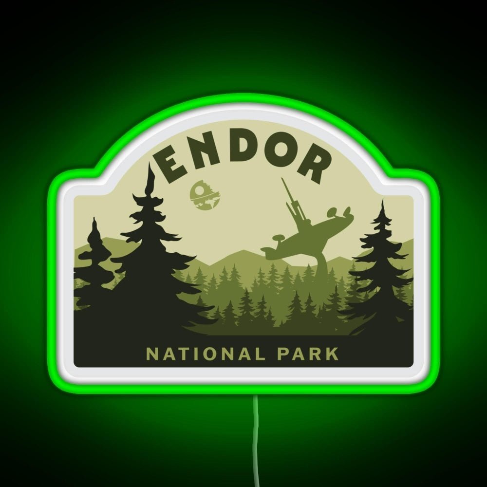 Endor National Park Rgb Led Neon Sign Pop Wall Art - Shineneon