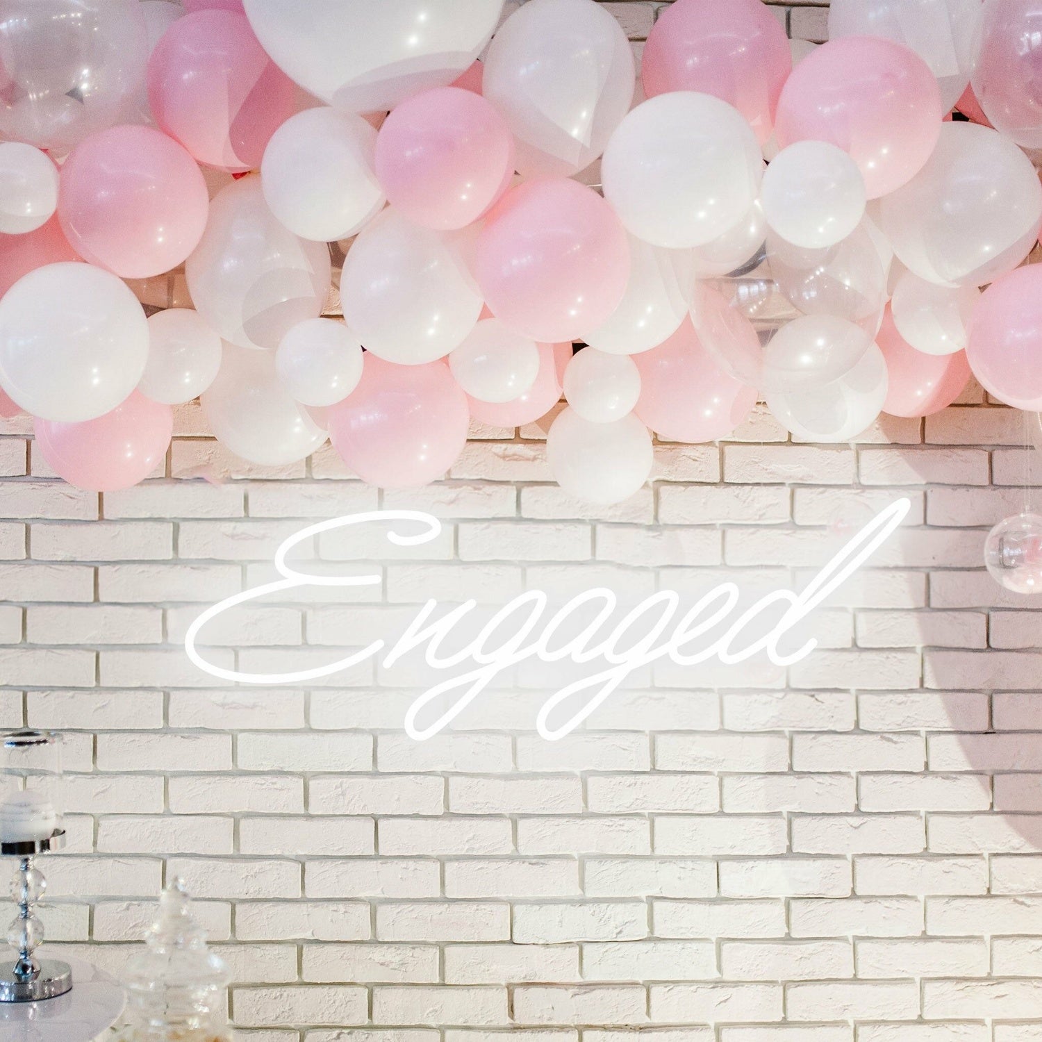 Engaged Neon Illumination Celebrating Love | Shineneon