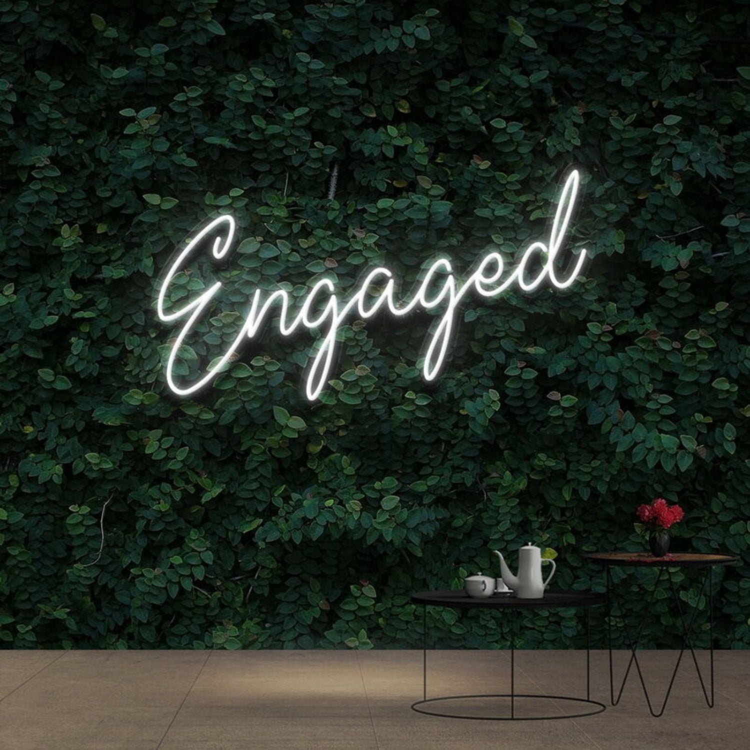 Engaged Neon Sign For Wedding And Celebratory Decor | Shineneon