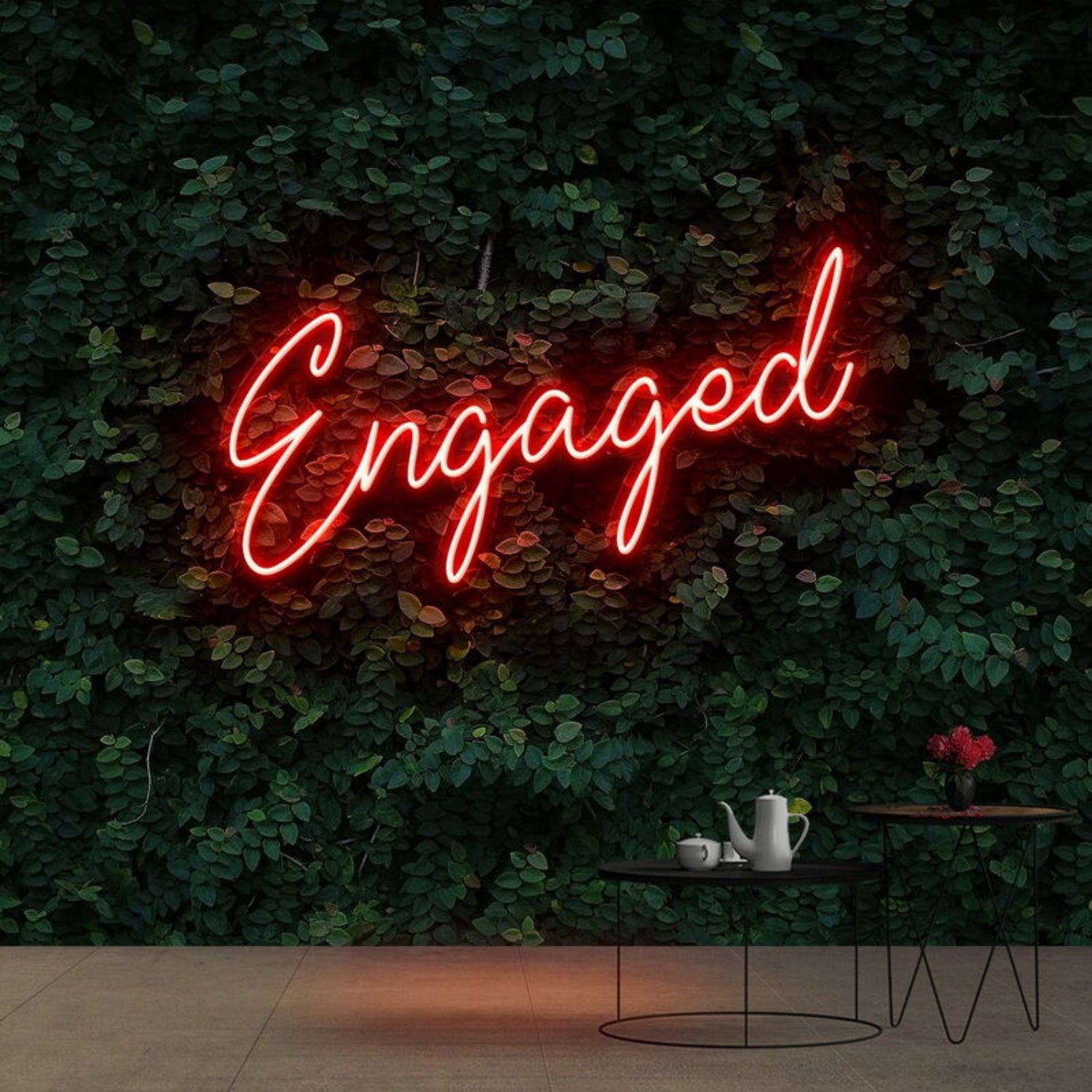 Engaged Neon Sign For Wedding And Celebratory Decor | Shineneon