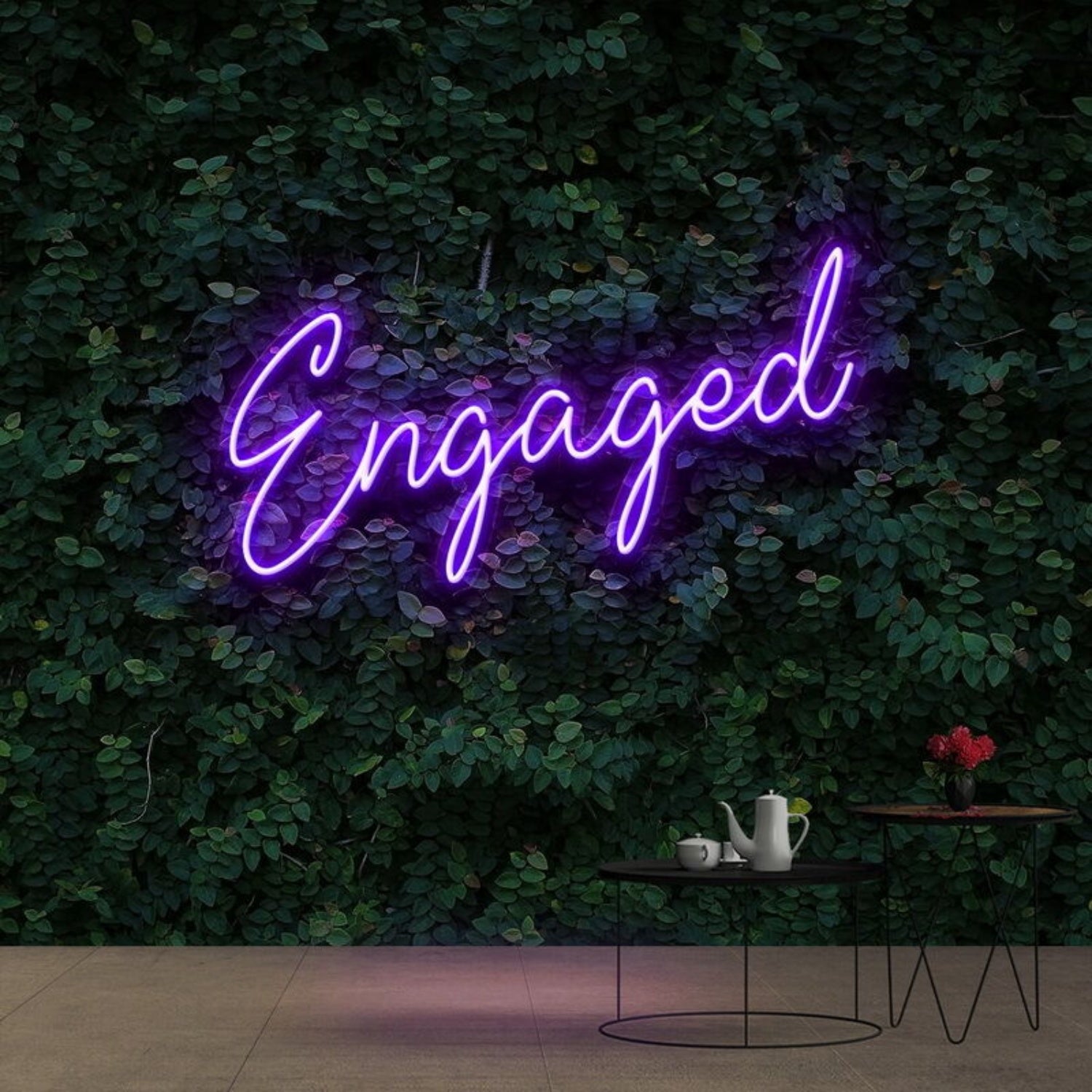 Engaged Neon Sign For Wedding And Celebratory Decor | Shineneon