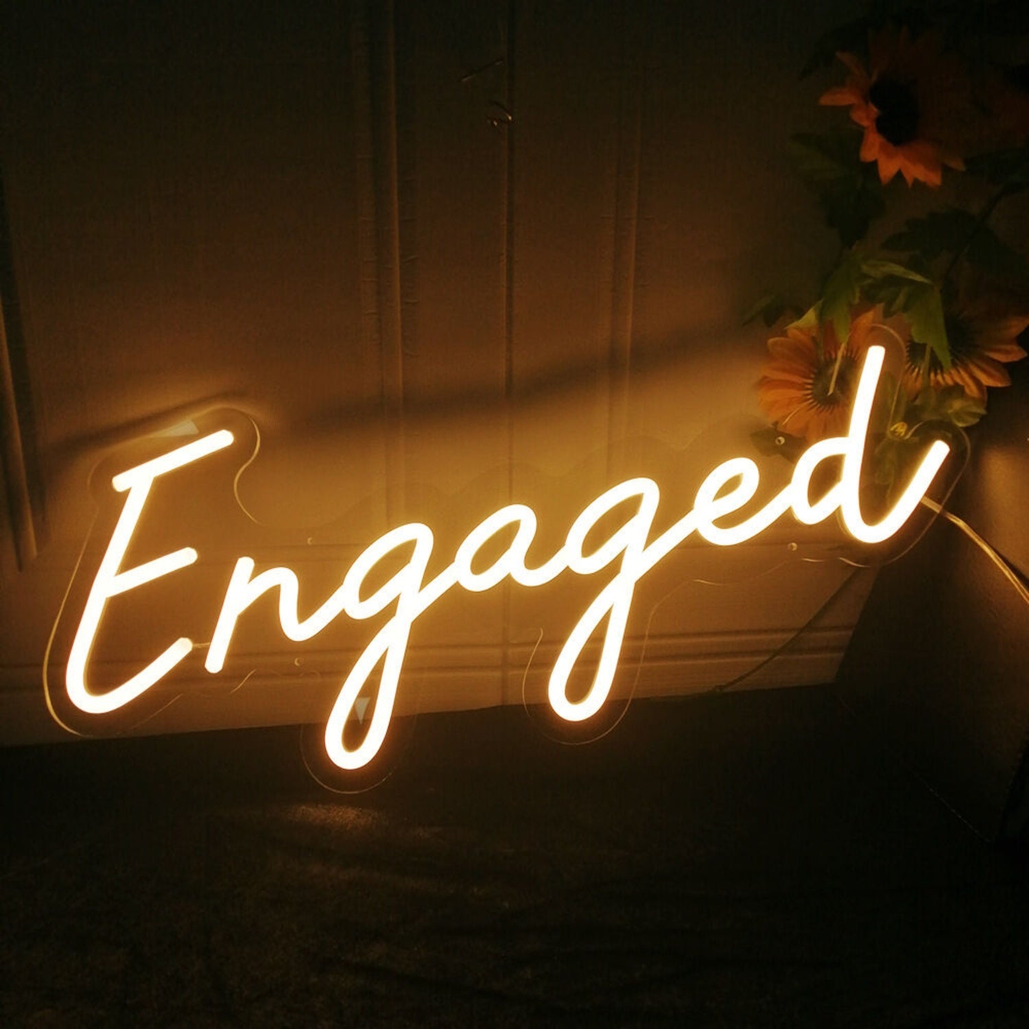 Engaged Neon Sign To Light Up Your Room | Shineneon