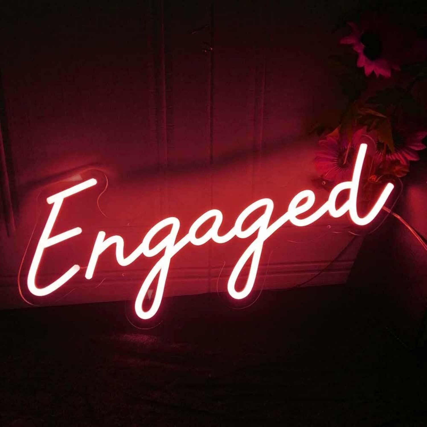 Engaged Neon Sign To Light Up Your Room | Shineneon