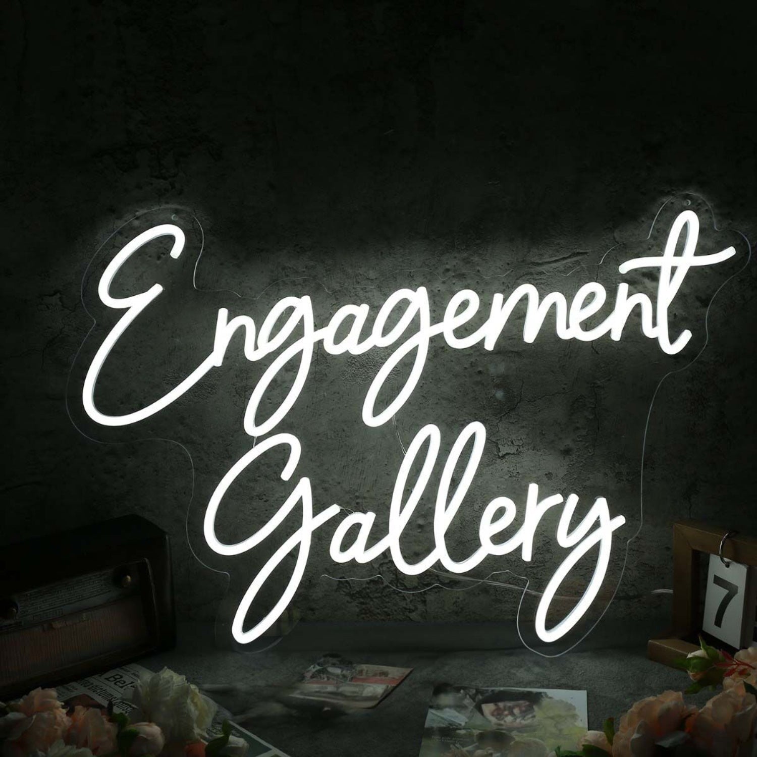 Engagement Gallery White Led Neon Sign | Shineneon