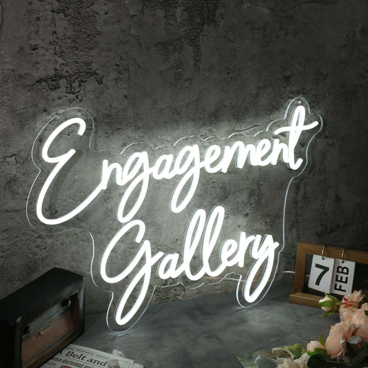 Engagement Gallery White Led Neon Sign - Shineneon