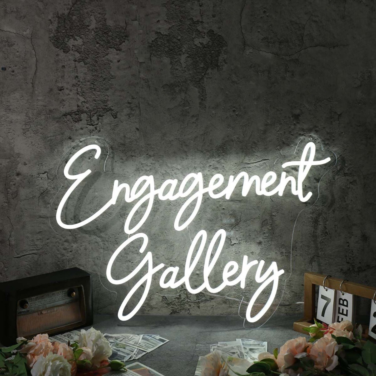 Engagement Gallery White Led Neon Sign | Shineneon