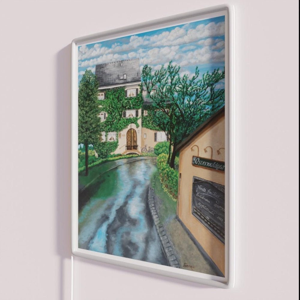 Englishergarten Gastehaus Munich Germany Rgb Led Neon Sign - Shineneon