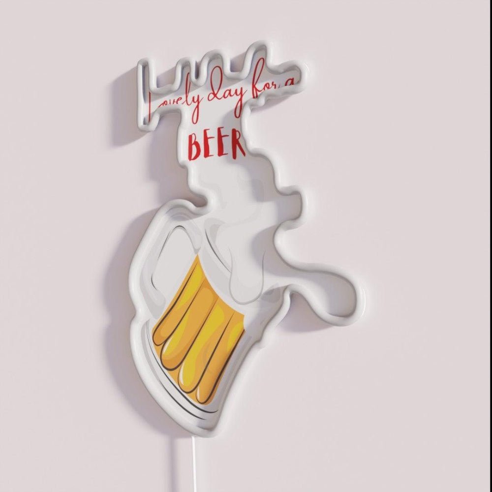 Enjoy A Beer Rgb Led Neon Sign - Shineneon