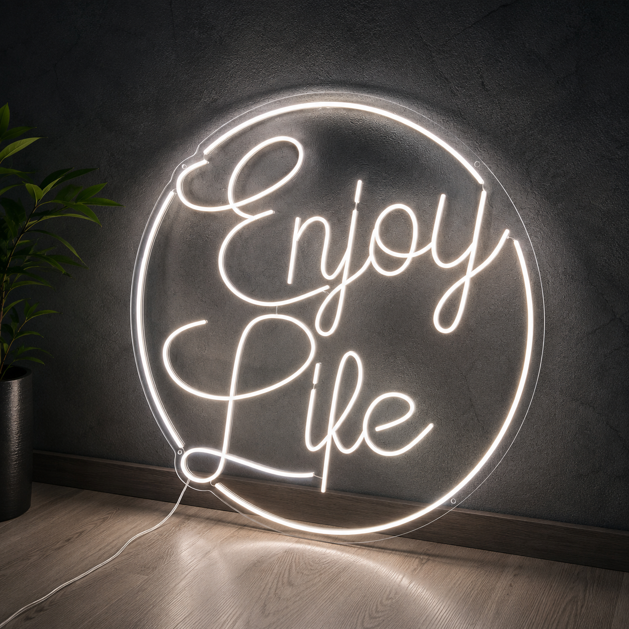 Enjoy Life Wall Decor LED Neon Sign - 02 High-Converting Product Image