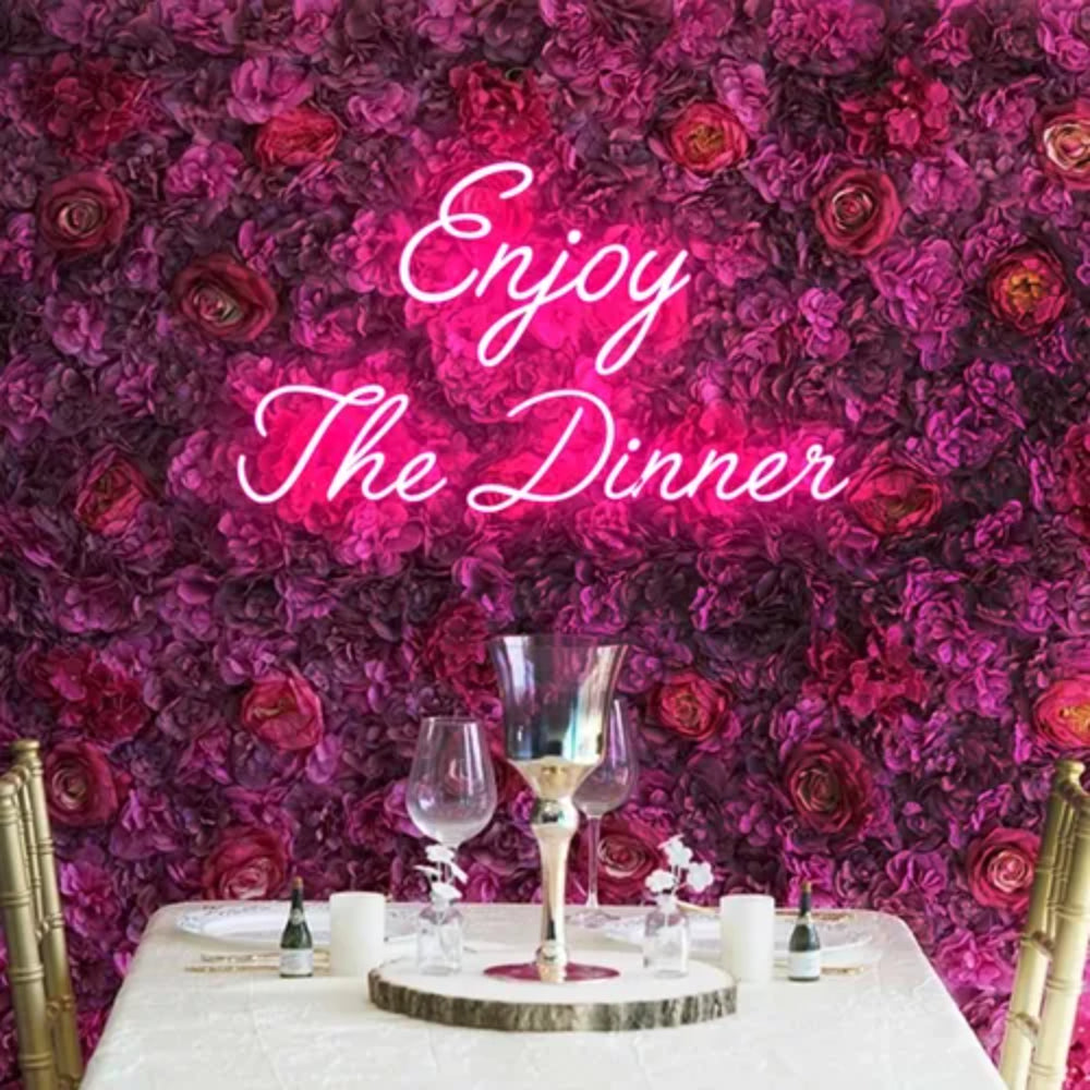 Enjoy The Dinner Led Neon Sign | Shineneon