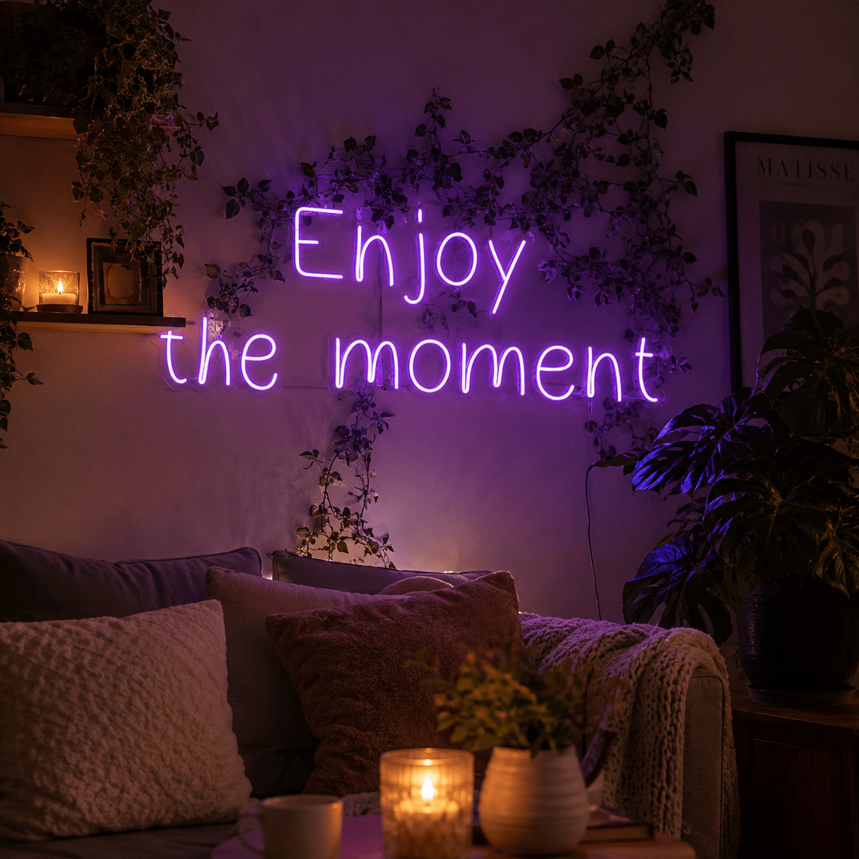 Enjoy The Moment LED Neon Sign - Shineneon