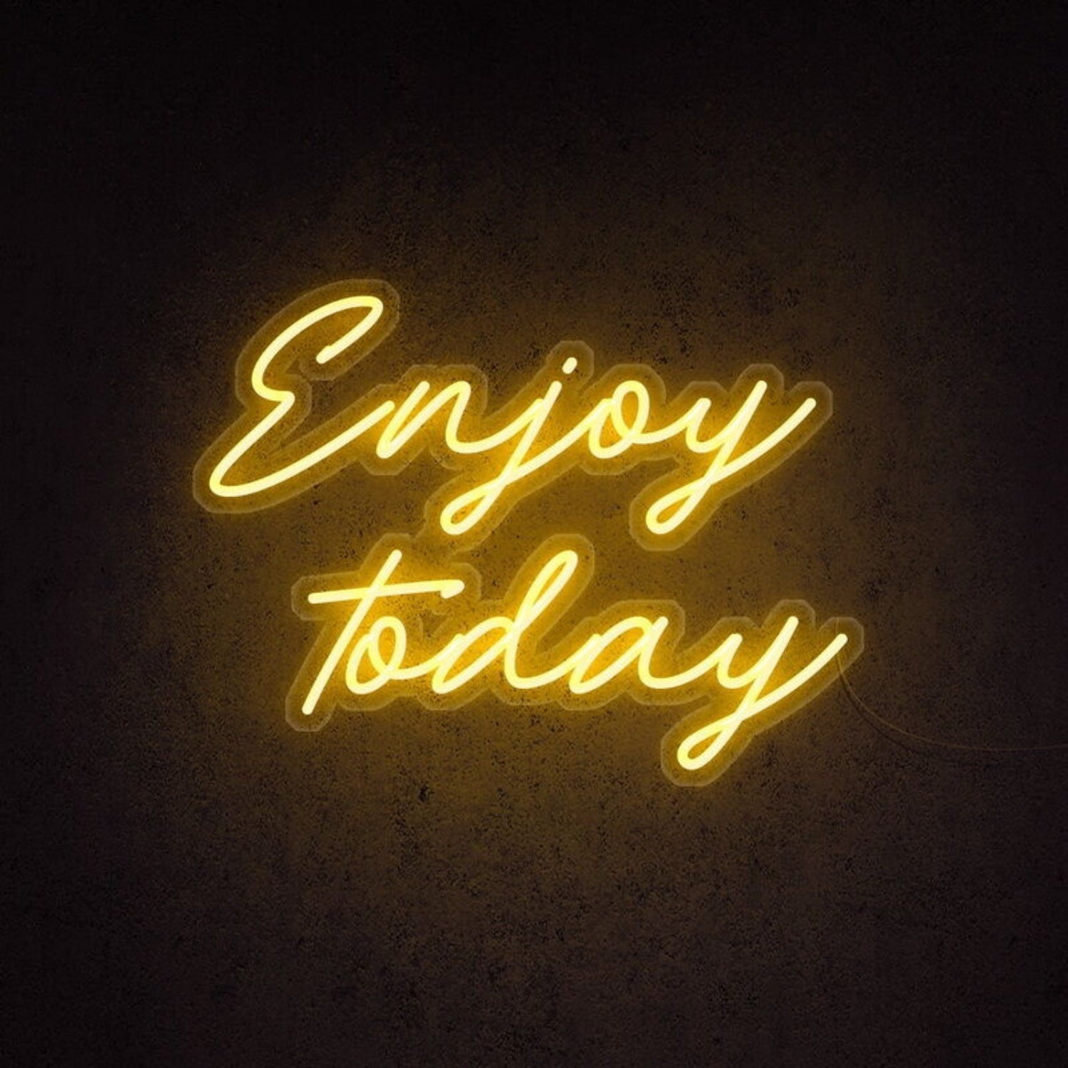 Enjoy Today Led Neon Sign Fuplifting And Positive Spaces - Shineneon