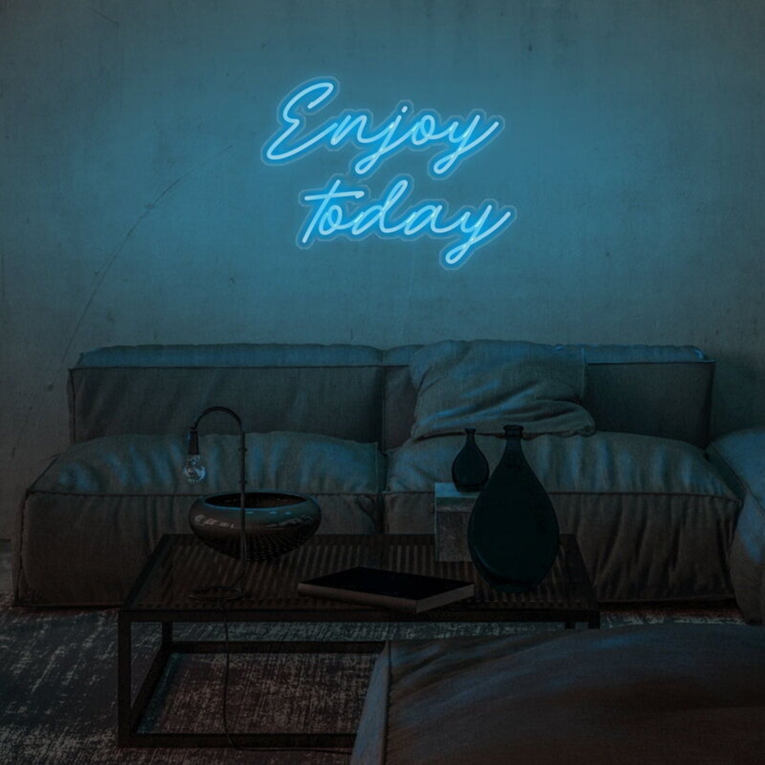 Enjoy Today Led Neon Sign Fuplifting And Positive Spaces - Shineneon