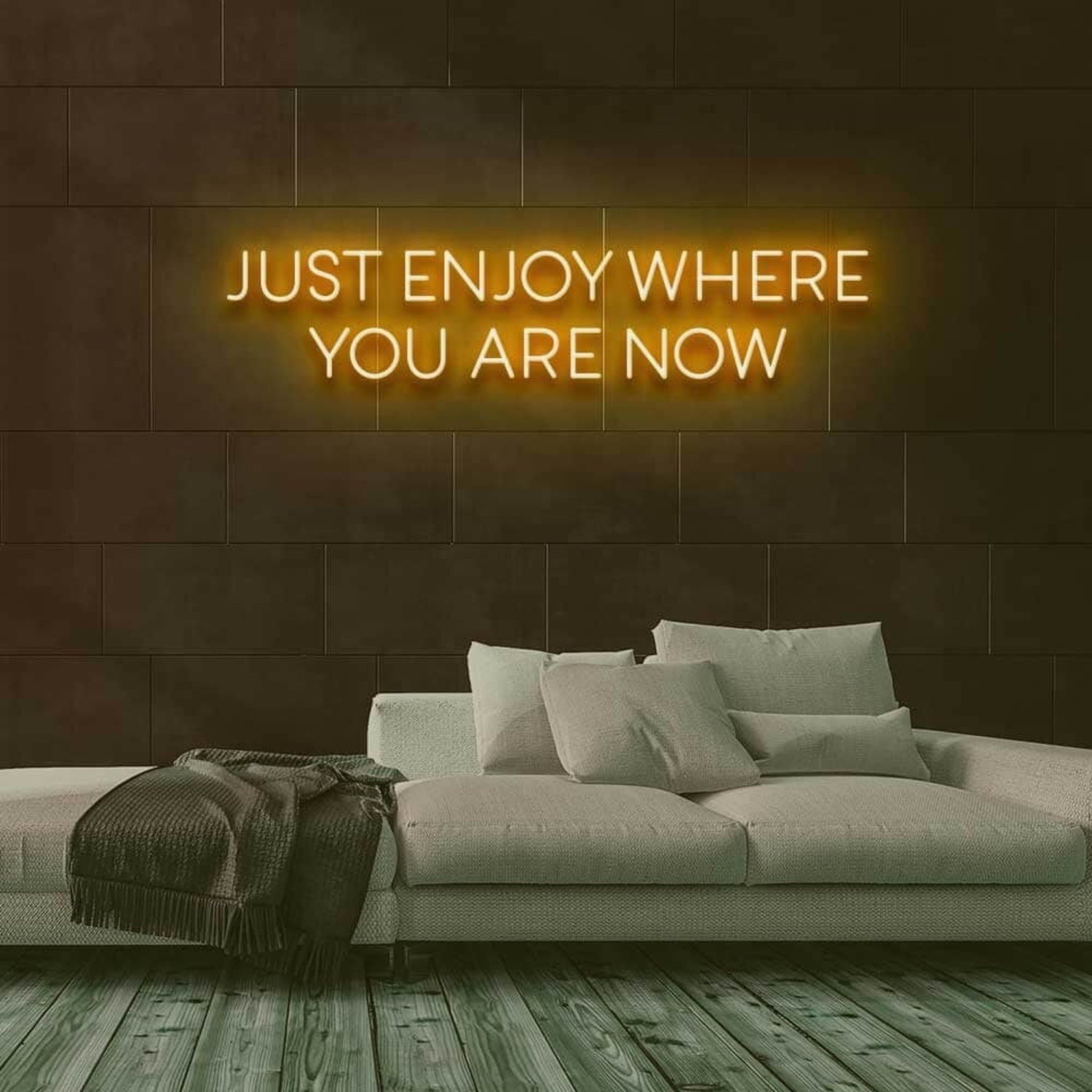 Enjoy Where You Are Led Neon Sign - Shineneon