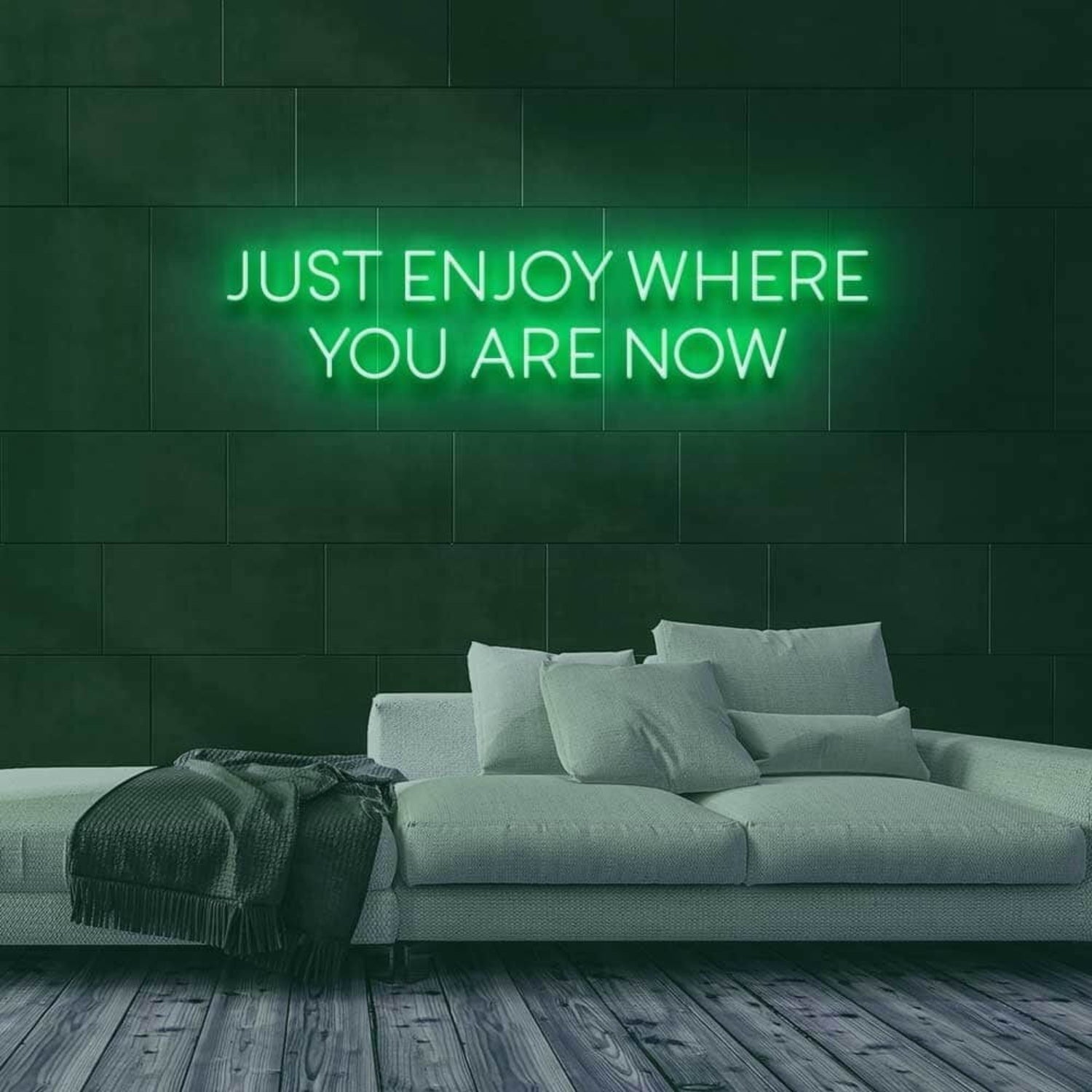Enjoy Where You Are Led Neon Sign - Shineneon